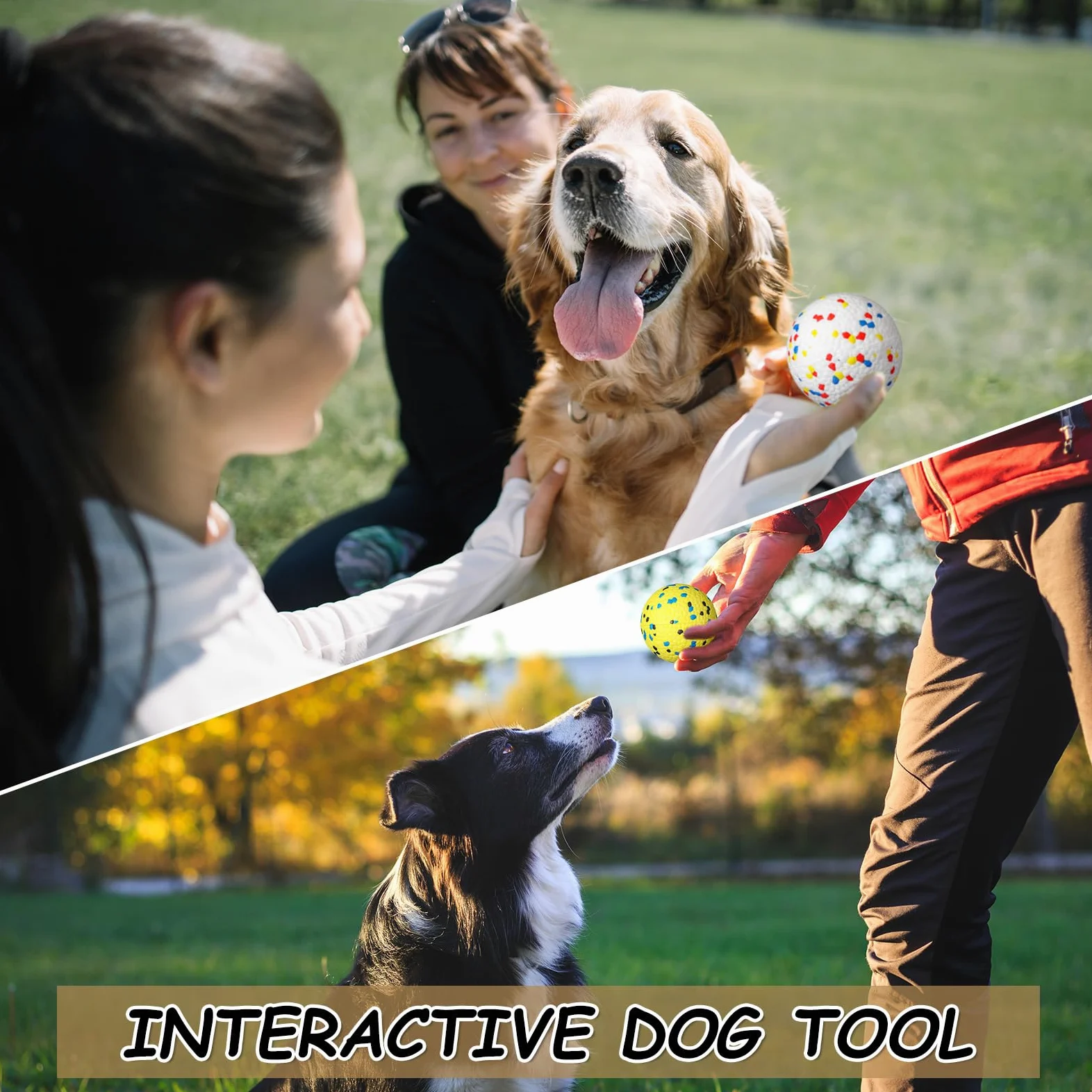Aliceset 4 pelotas de tenis para perros para masticadores agresivos, juguetes indestructibles para la dentición, juguete duradero para masticar cachorros, juguete flotante para perros grandes,