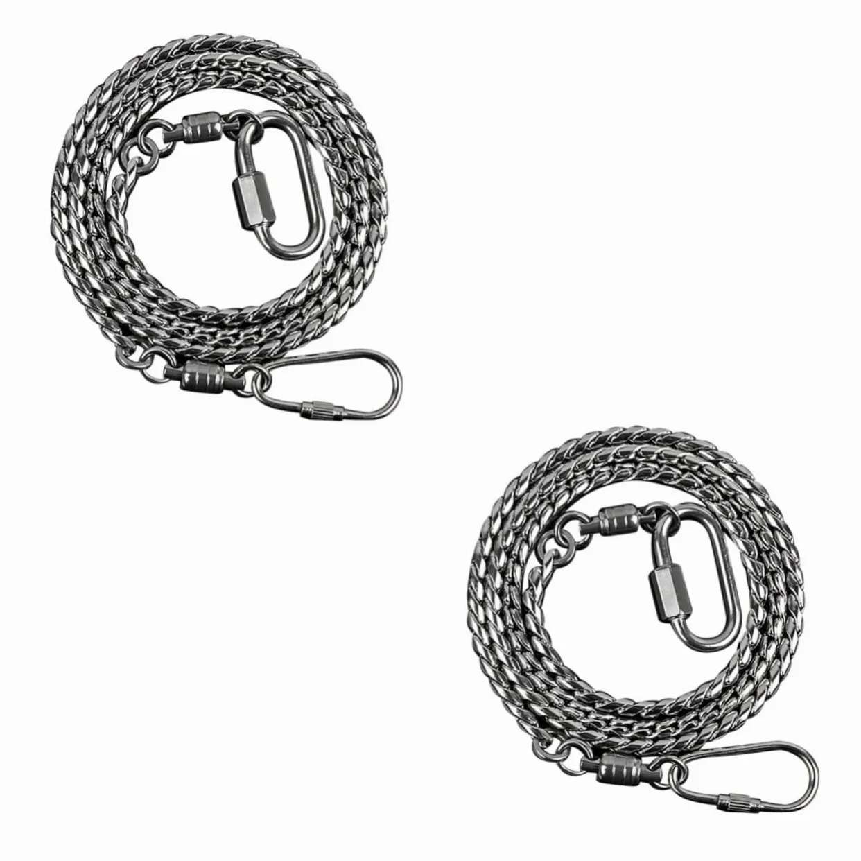 YARNOW 2 Piezas Tobillera de pie de pájaro Bobina Correa de pie de Loro corrente aço inoxidável Decorate decoración de pájaros Cadena de pie de Acero para pájaros Tobillera de pie de Loro