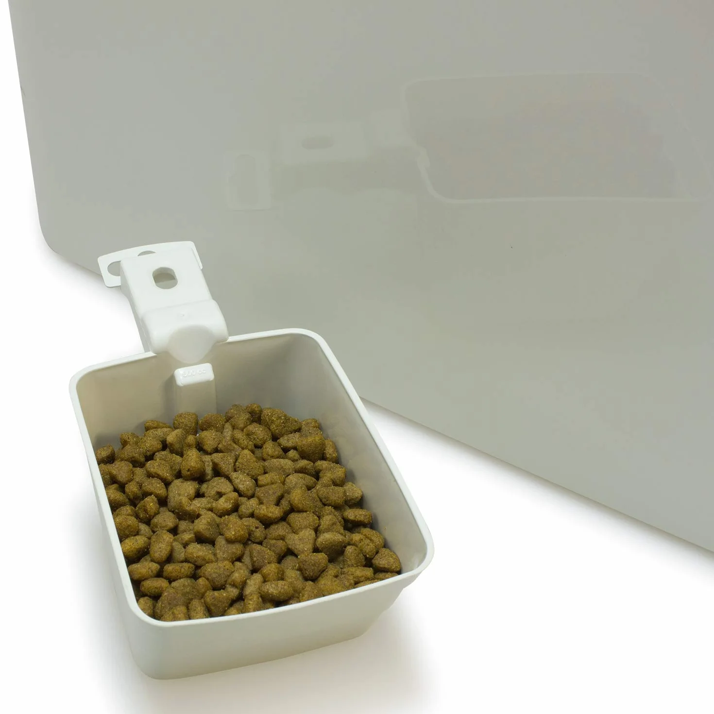 Arquivet Contenedor para pienso de perros o gatos con ruedas - Recipiente hermético de gran capacidad - 20 kg/54 litros - Medidas: 29 x 53 x 54,5 cm - Contenedor de comida para mascotas grande