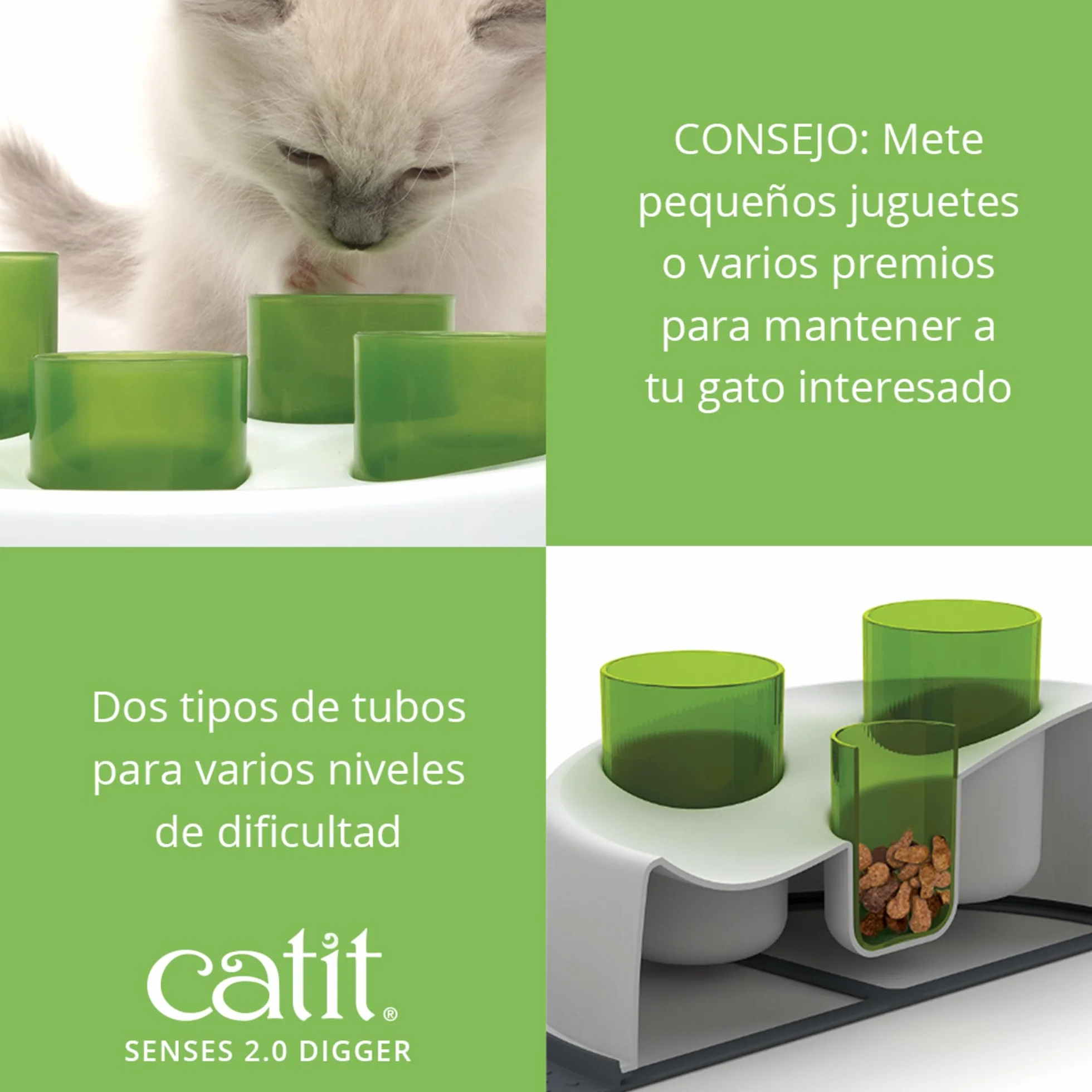 Catit Excavadora Senses 2.0, pequeña