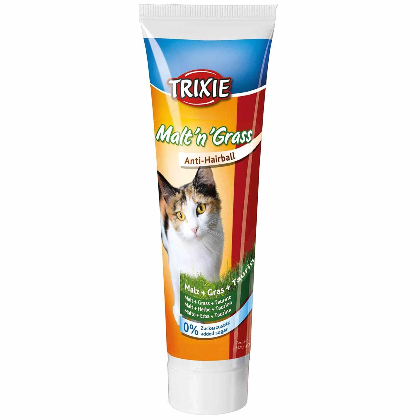 TRIXIE Anti Bolas de Pelo Malta-Hierba, 100 g, Gato