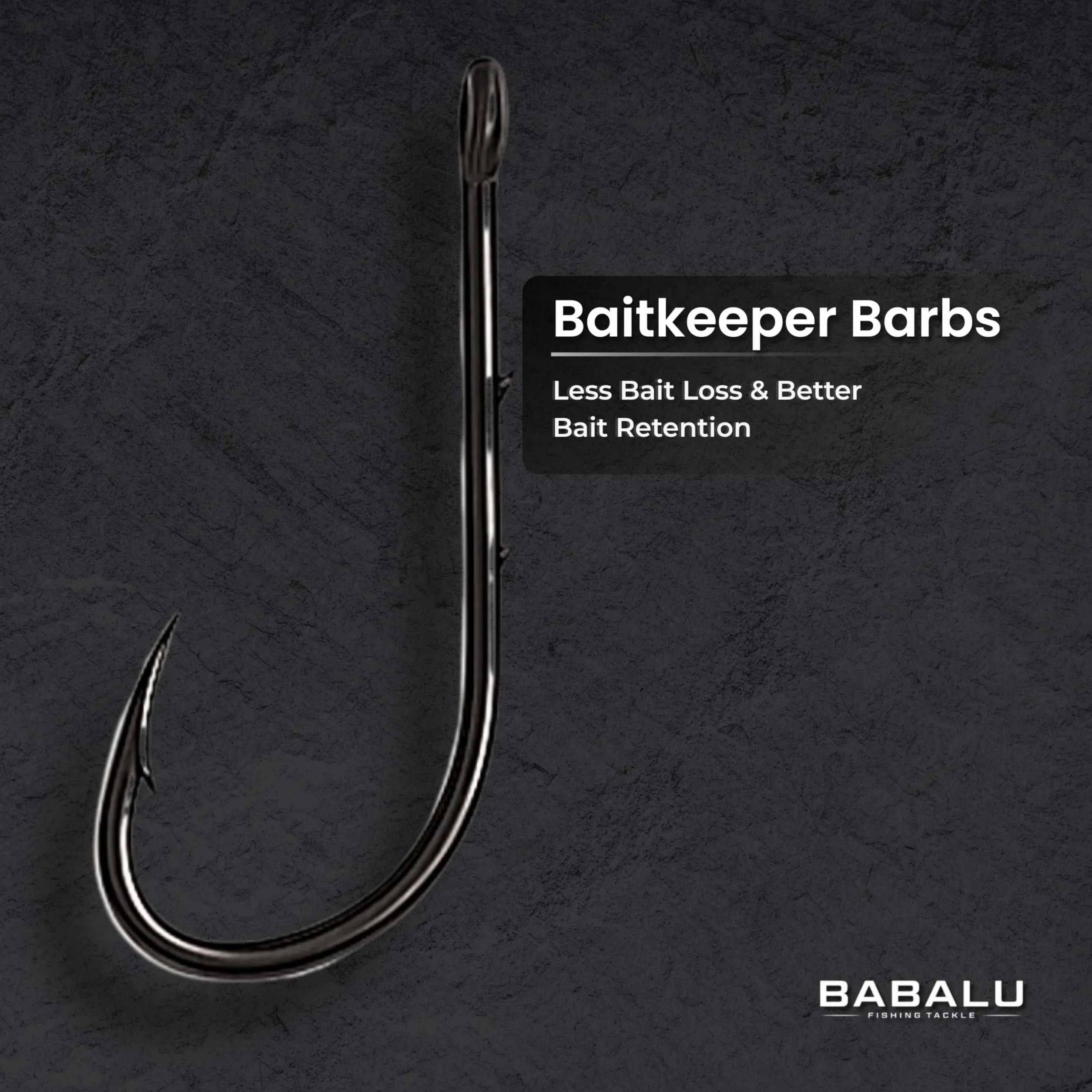 Anzuelos de Pesca Baitholder 50pcs Acero de Alto Carbono