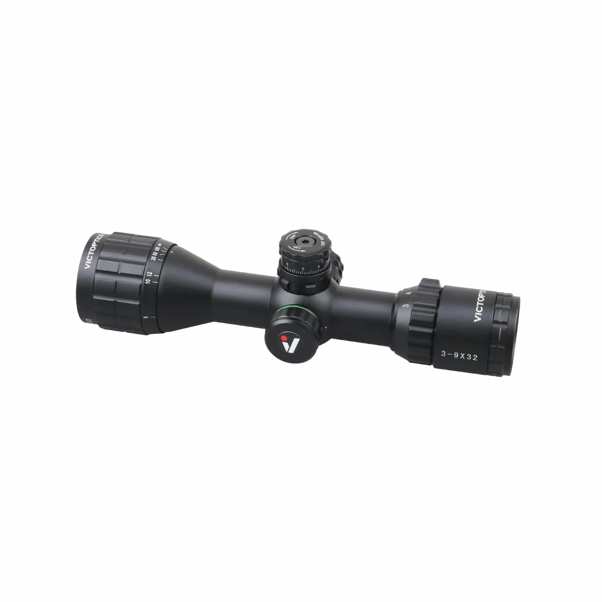 Vector VictOptics Cerato C3 Ultra Compact 3-9x32 SFP Mildot AO Visor de mira