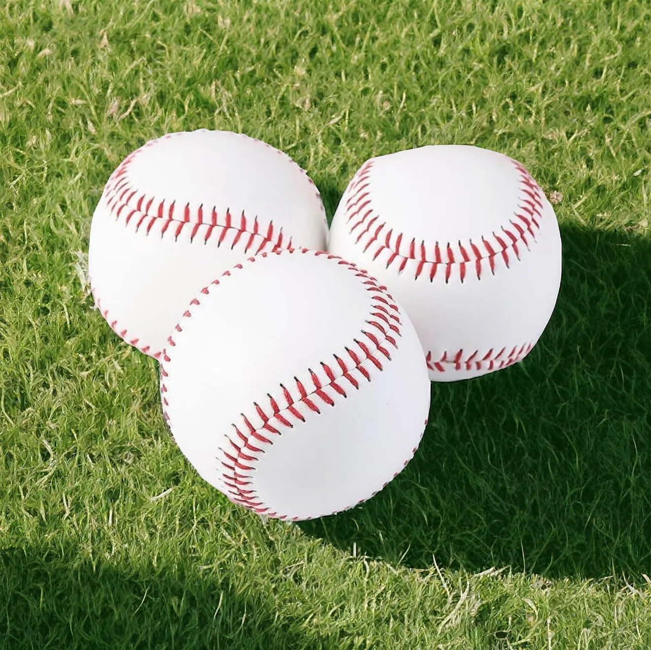 Pelotas de Béisbol Profesionales 22,8cm, Espuma Suave/Madera Dura para Competiciones de Juego
