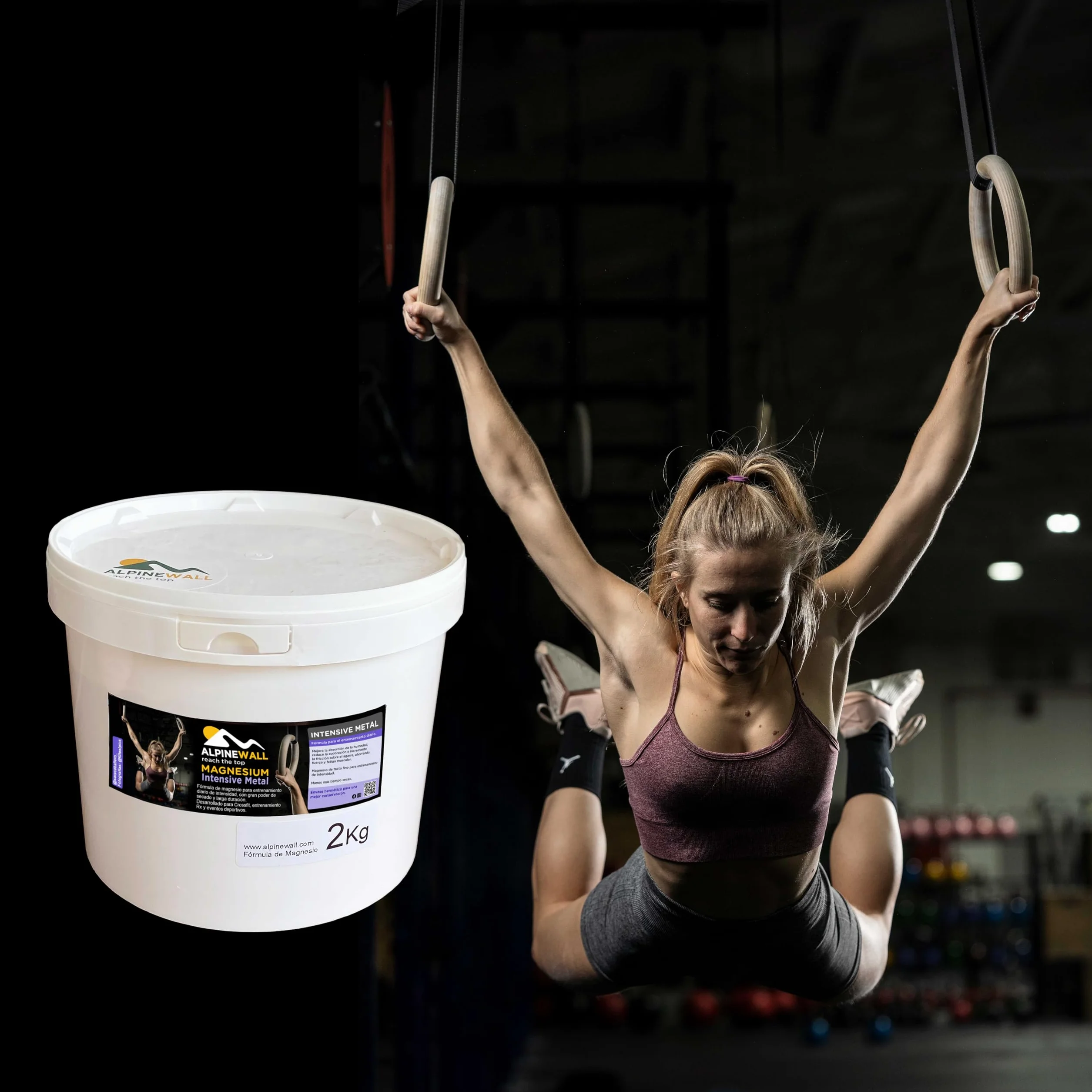 MAGNESIO 2Kg Cross Training Metal Intensivo para Crossfit y Gimnasio