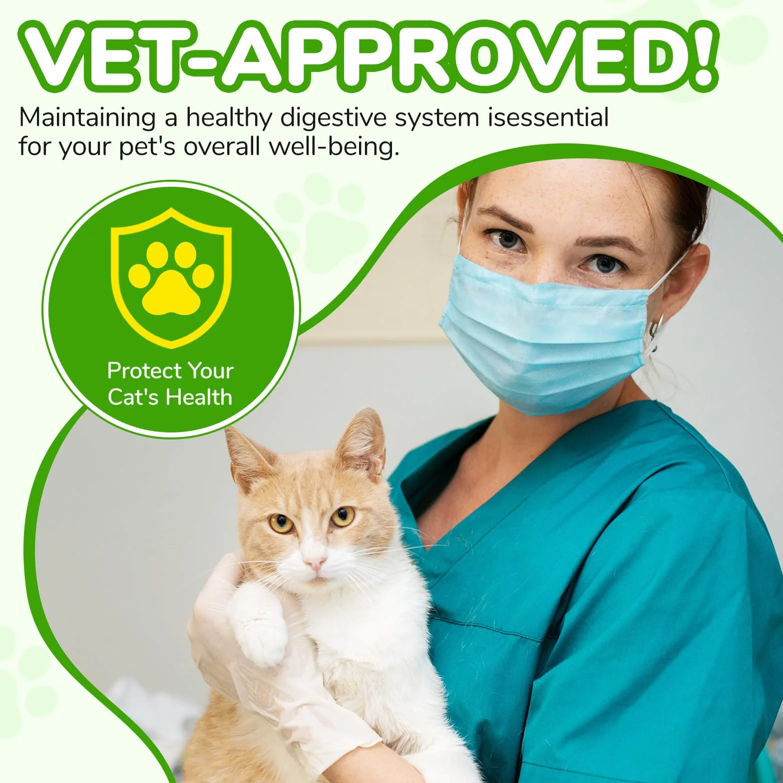 Alivio del Estreñimiento para Gatos, 60ml Tratamiento del estreñimiento para Gatos, laxante para Gatos con 6 Suplementos probióticos, promueve la Salud intestinal del