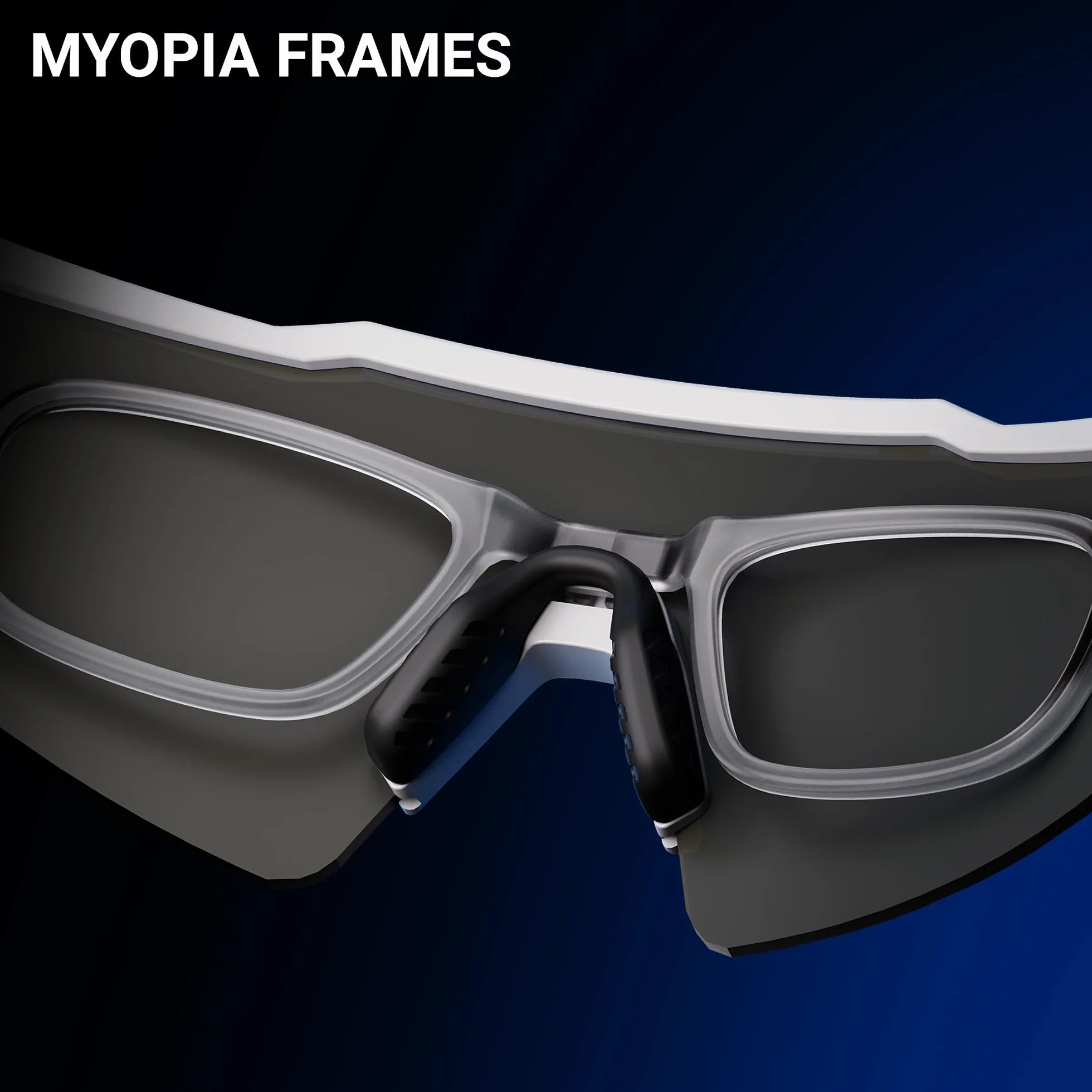 KAPVOE Gafas de Ciclismo Polarizadas TR90 K9023 con 4 Lentes Intercambiables
