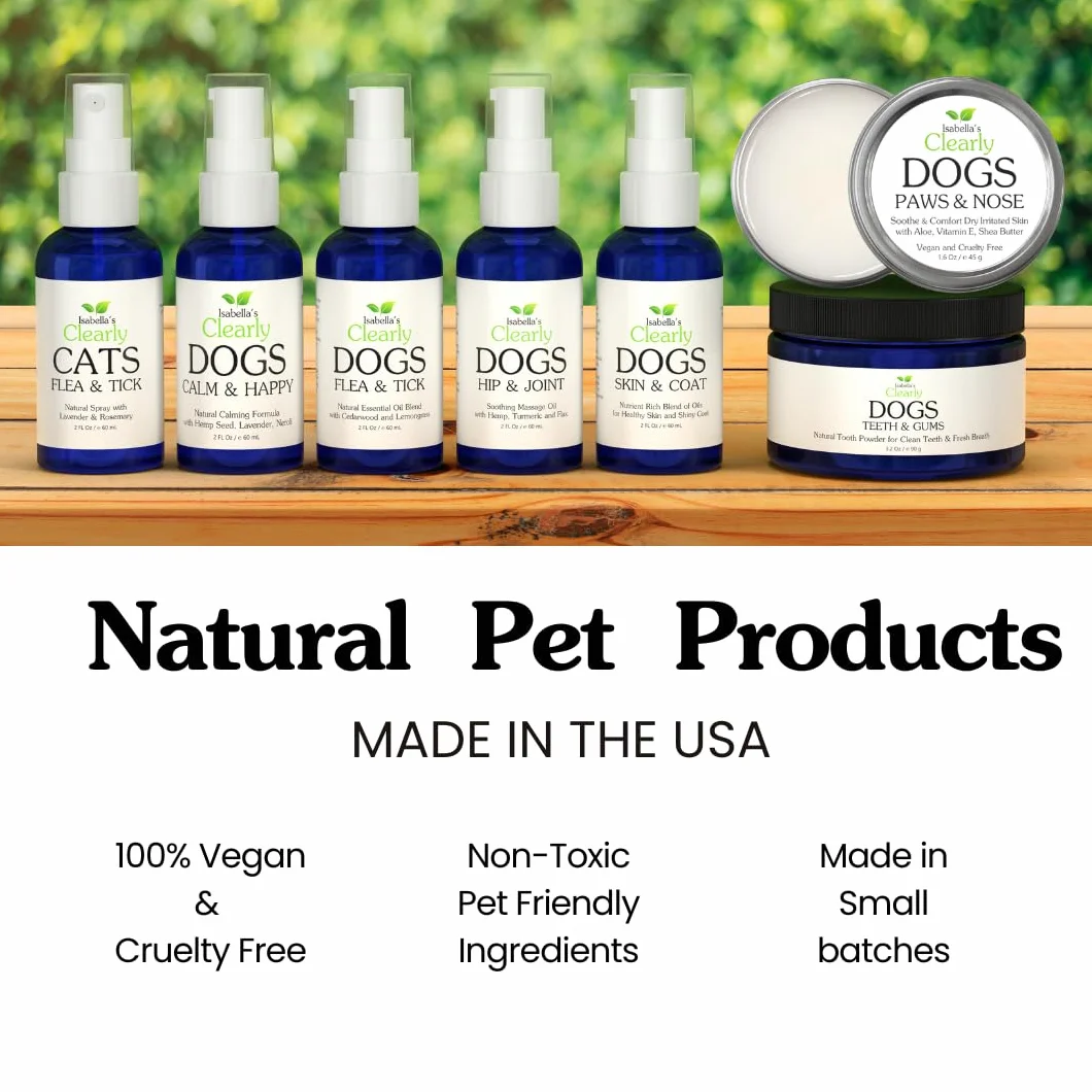 Isabella's Clearly Aceite natural para orejas de perros y gatos para eliminar la cera y aliviar el picor con caléndula, hamamelis y gordolobo