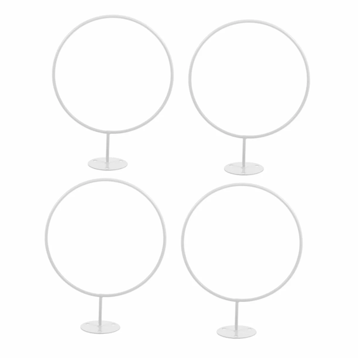 Soporte Multifuncional de Pared para Balones de Fútbol y Voleibol Paquete de 4 Hierro Blanco