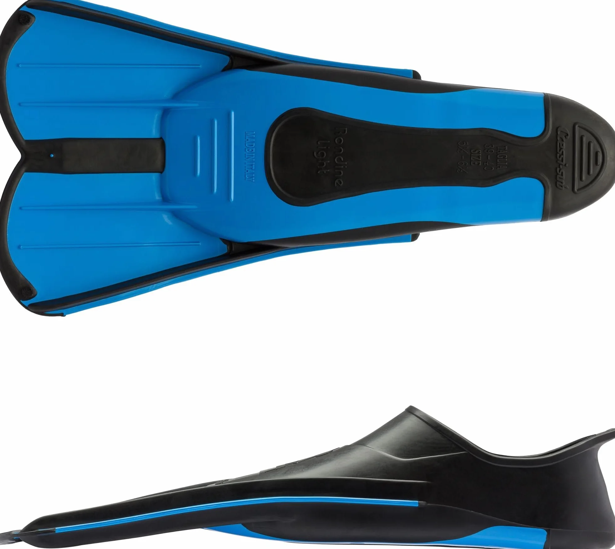 CRESSI Light Short Fins Aletas Cortas de Entrenamiento y Natación