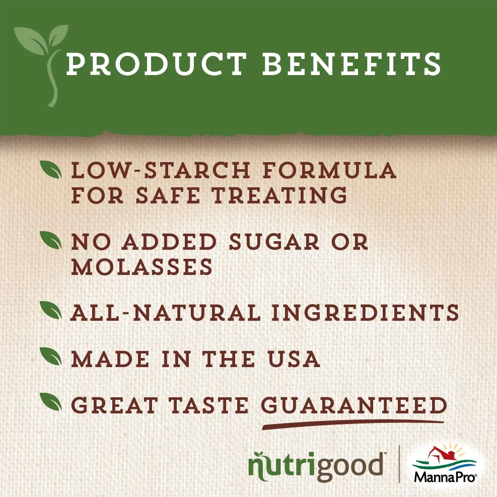NutriGood - Snax de bajo azúcar para Caballos (Manzana)