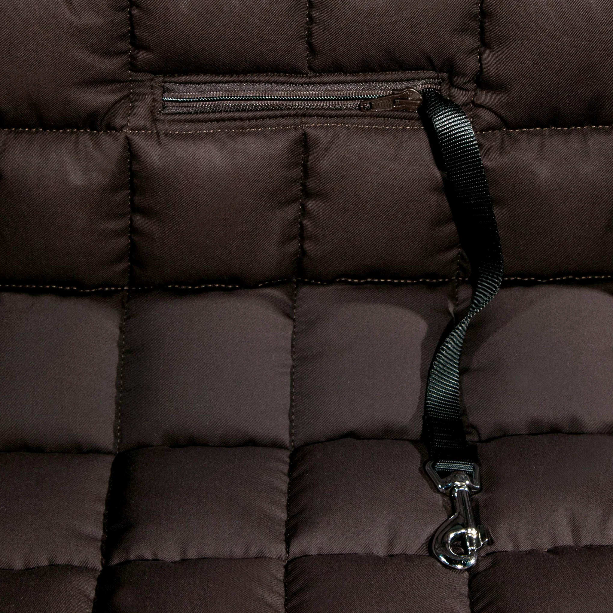 Doctor Bark Funda Protectora para Asiento Trasero de Coche de 2 plazas, con Cremallera, para Todos los Coches y SUV, M en Color marrón