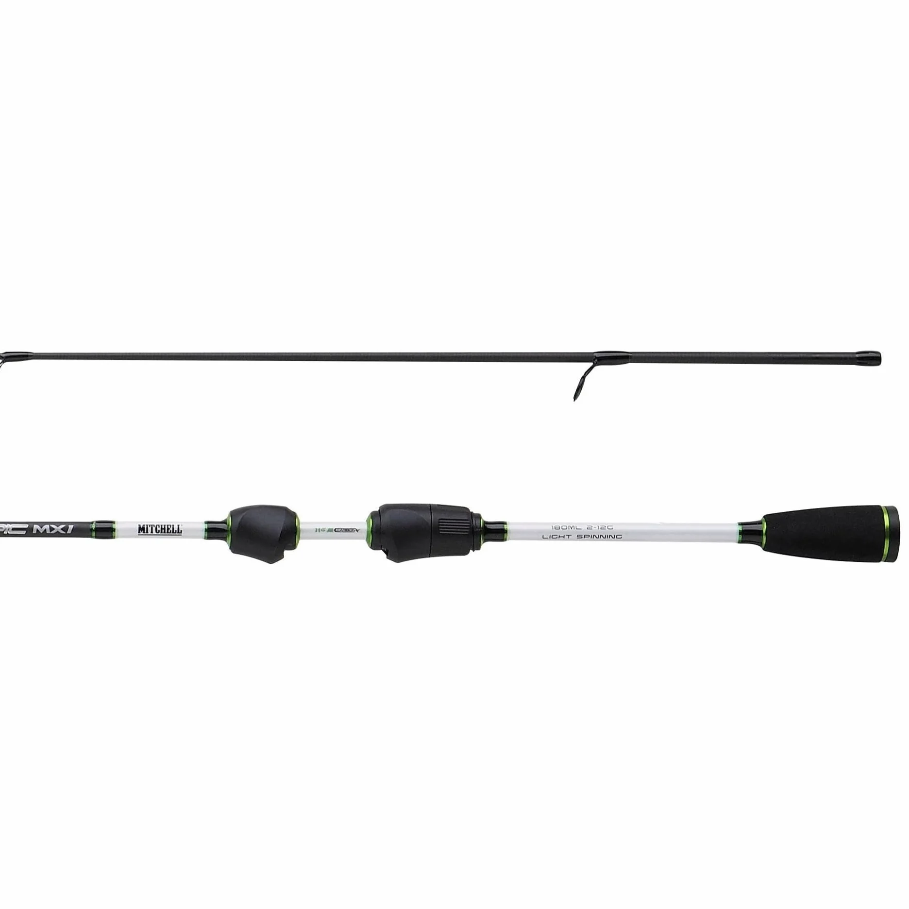 Mitchell Epic MX1 Caña Spinning Carbono Ligera para Bass Trucha Lucio Agua Dulce y Salada
