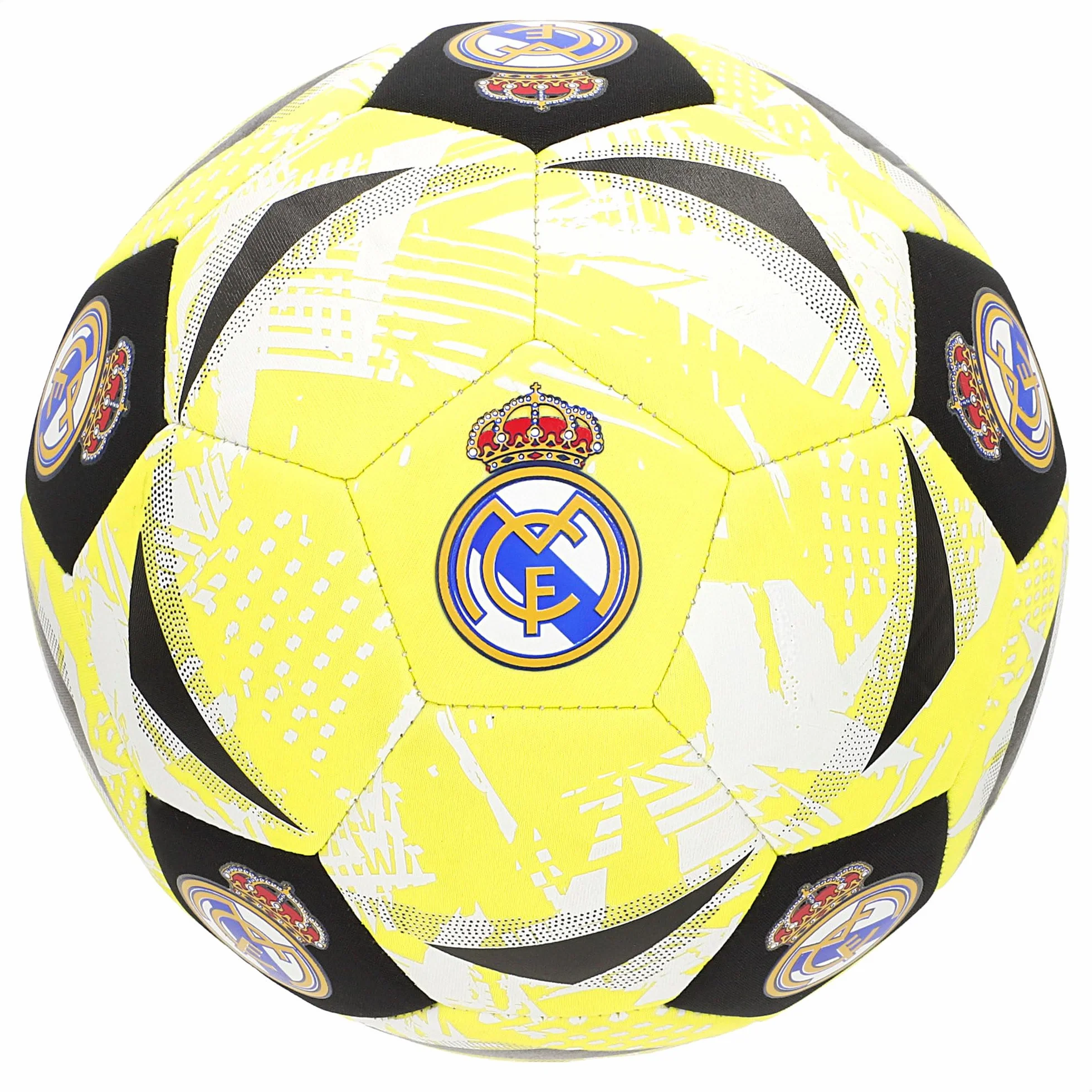 ColorBaby Real Madrid balón de fútbol Playa Neopreno Talla 5 21 cm Resistente al Agua