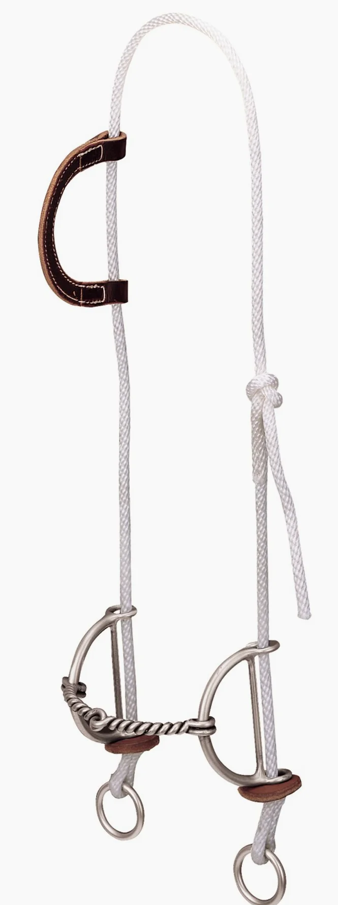 Weaver Leather 30-0642 - Puente con Boquilla Trenzada, Color Burdeos, 12,7 cm