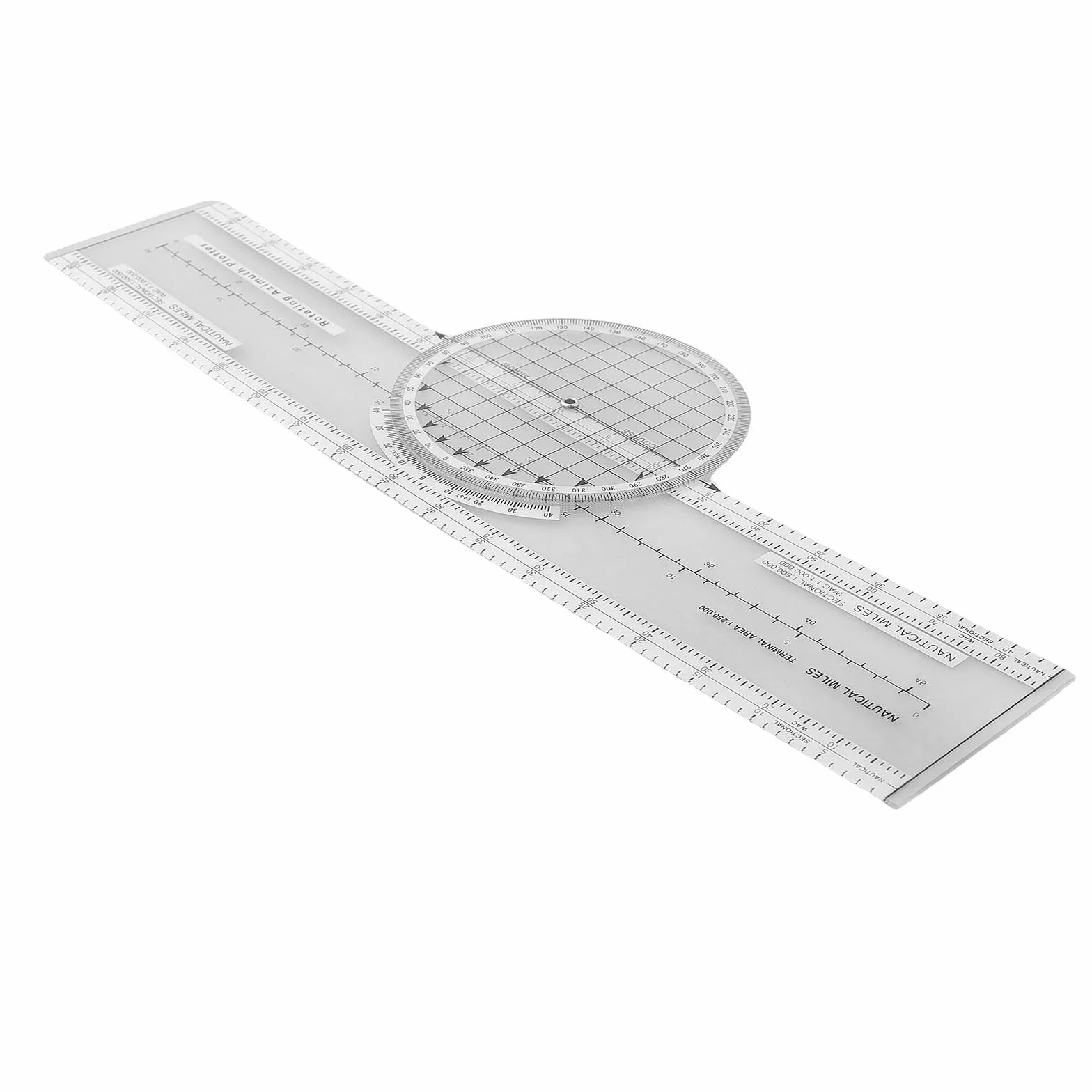 Para Pilot CRP-1 Plotter de aviación regla deslizante navegación 360 grados 4 escalas VFR
