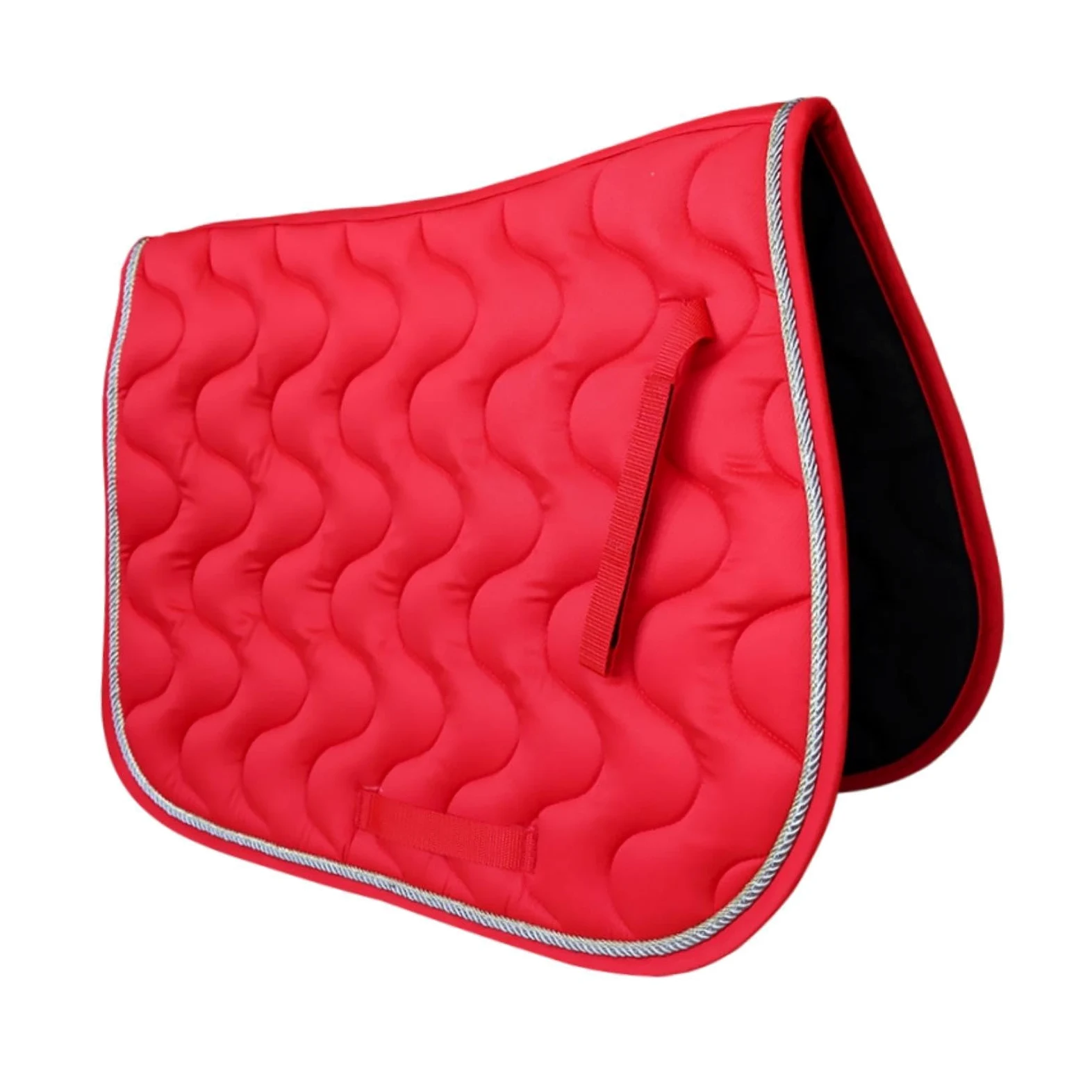 Saddle Pad Cojín Antideslizante para Silla de Montar Material Suave Y Cómodo Función de Absorción de Impactos Adecuado para Entrenamiento Salto