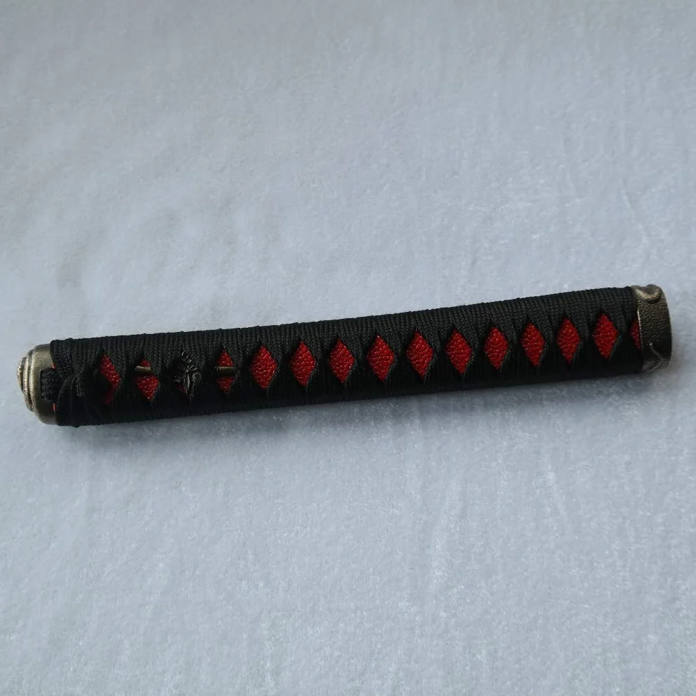 Sword Handle Tsuka 10.2in Alloy Copper Iron Fittings Imitation Real Samegawa