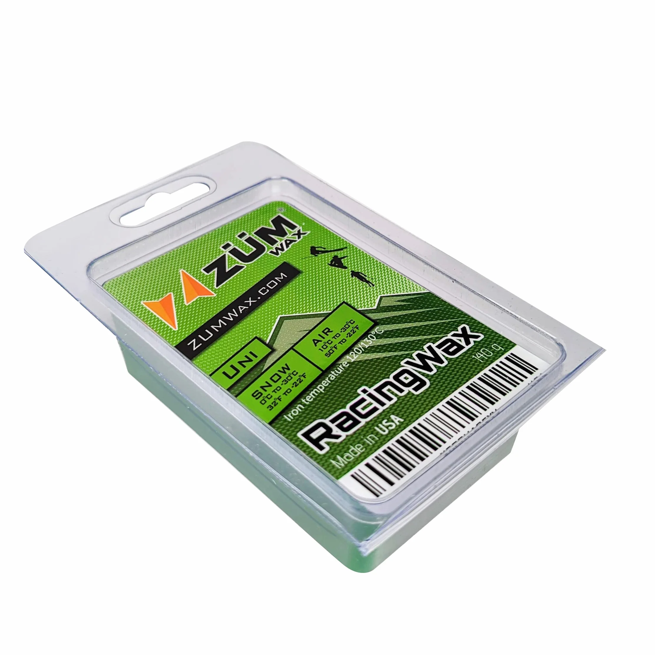 ZUMWax Ski Wax 100g Universal All Temperature Racing Wax