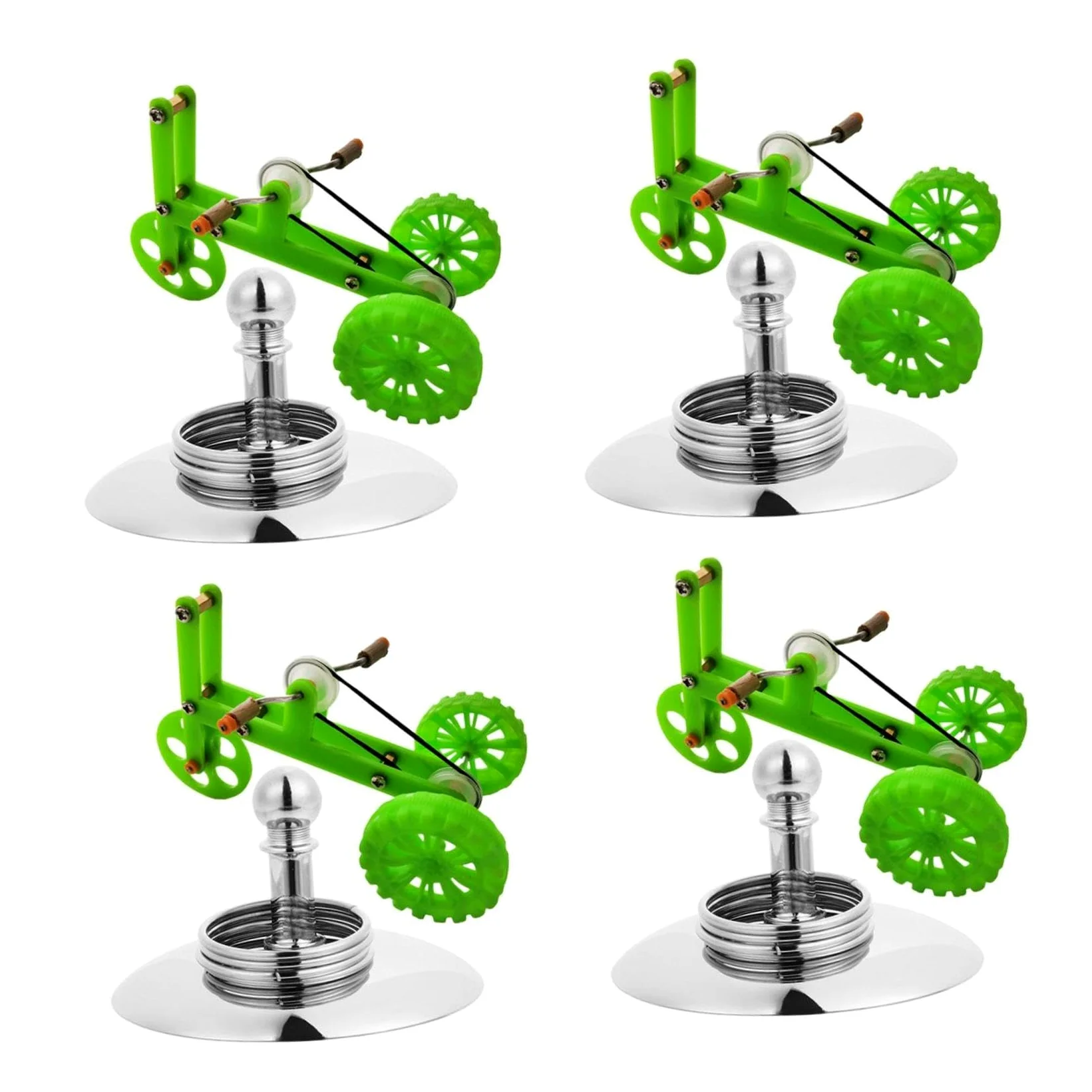 BESPORTBLE 4juegos Juguete De Entrenamiento para Loros Bicicleta y Anillos De Inteligencia Juguete Educativo para Aves Interacción y Actividad Física para Ninfas y Agapornis