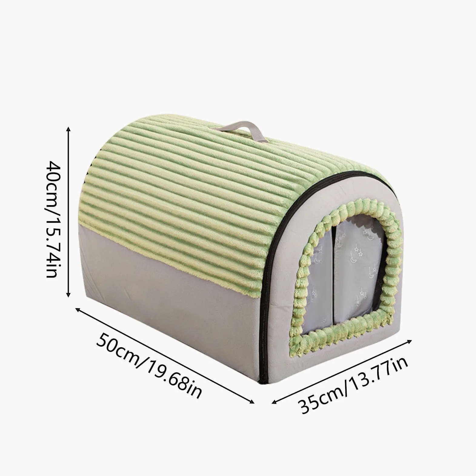 Cama Cueva Para Gatos Casa Desmontable | Cueva Para Gatos Lavable Con Diseño De Casa Y Tienda Para Cachorros Y Animales Pequeños En El Hogar, La Sala De Estar, El