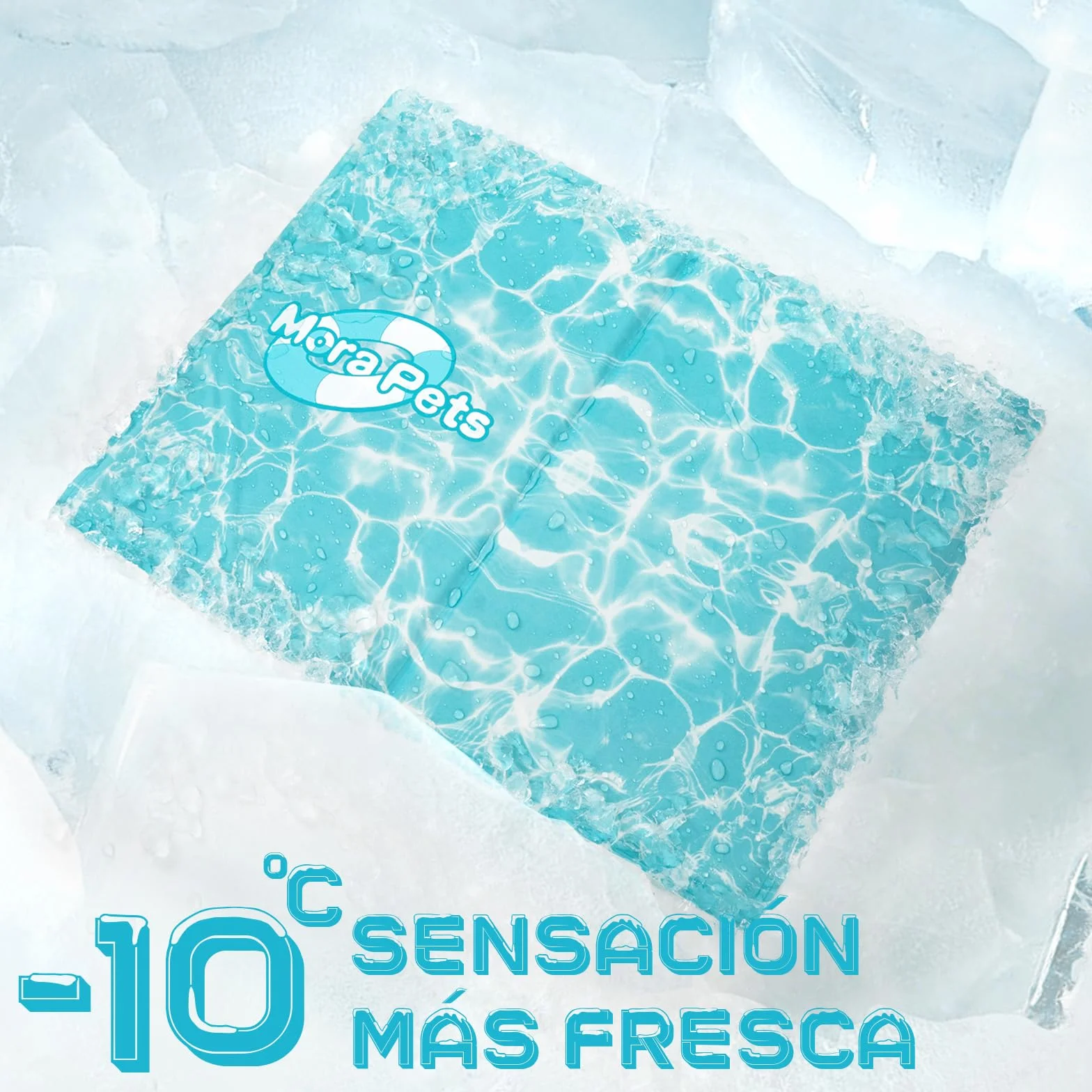 Pawtasy Cama refrescante Perros Manta refrigerante para Perro y Gatos Cama Fria de Verano Alfombra Alfombrilla refrescante colchoneta Fresca para Mascotas Grande XL 100 x 60 cm