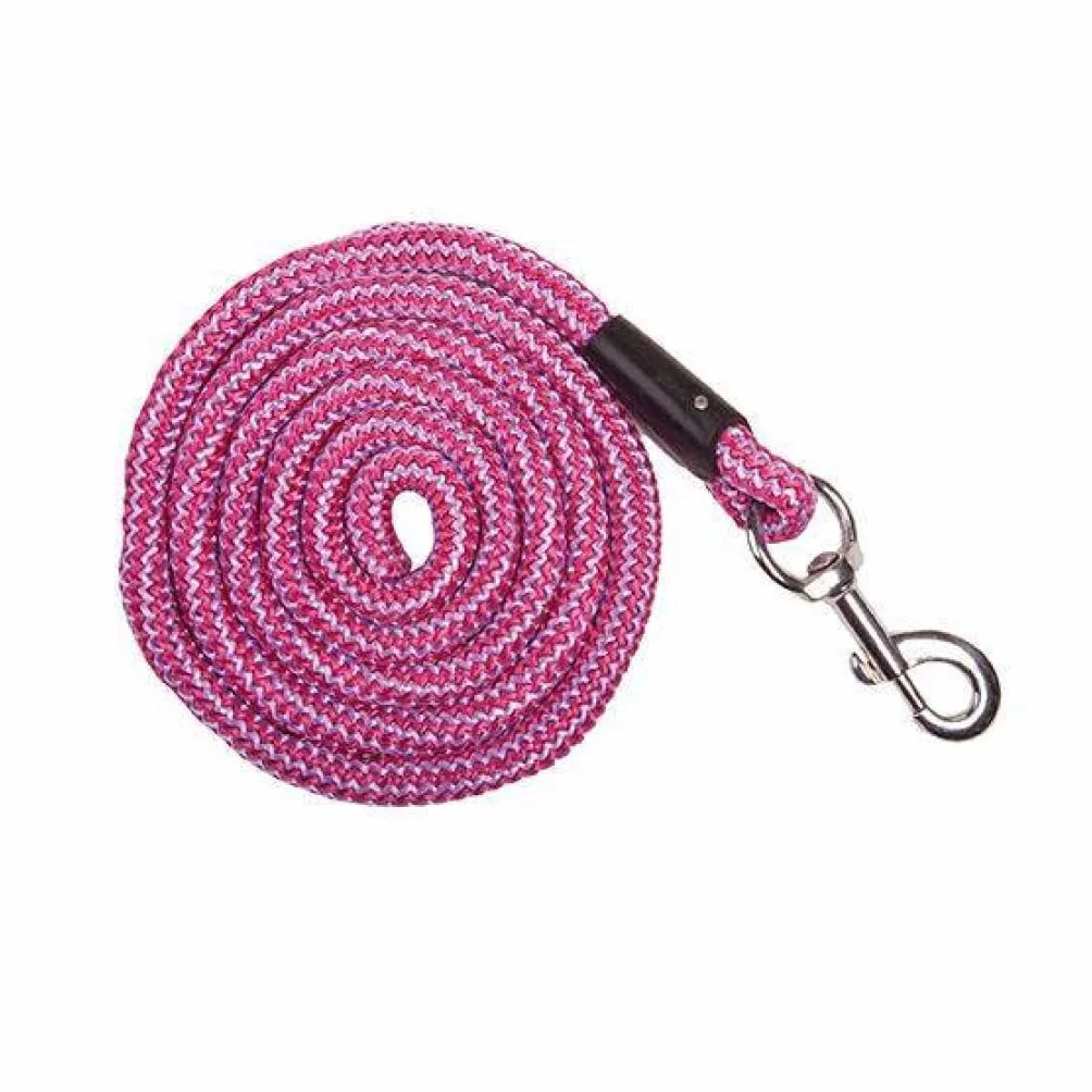 HKM Aachen Ramal con mosquetón Marrón 180 cm