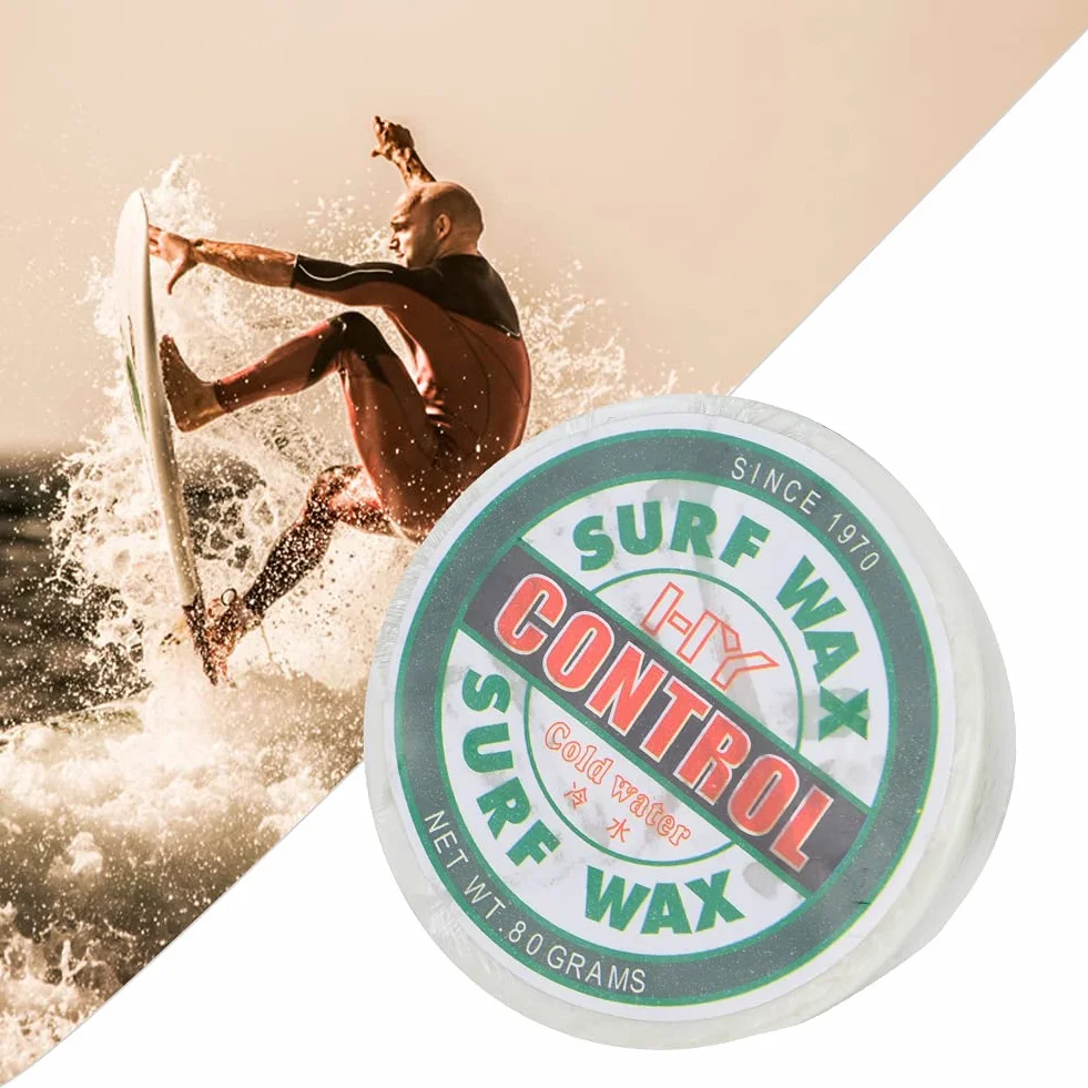 Juego de Cera para Surf, Base Antideslizante Duradera, Cera Tropical/Cálida/Fría para Tablas de Surf, Diseño Compacto y Liviano, Ideal para Surfistas y Patinadores (Verde)