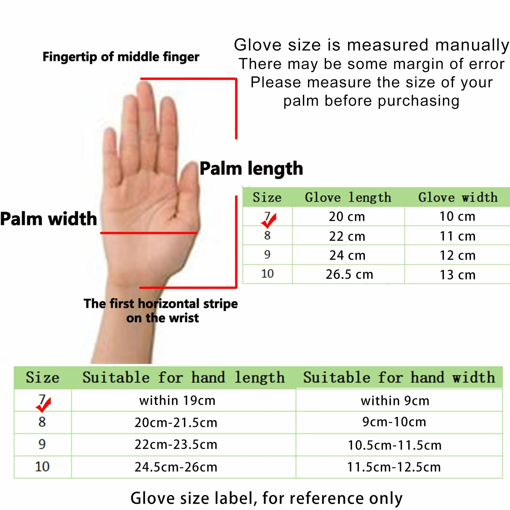 Guantes Portero Transpirable Látex Grueso Antideslizante Talla 7-10