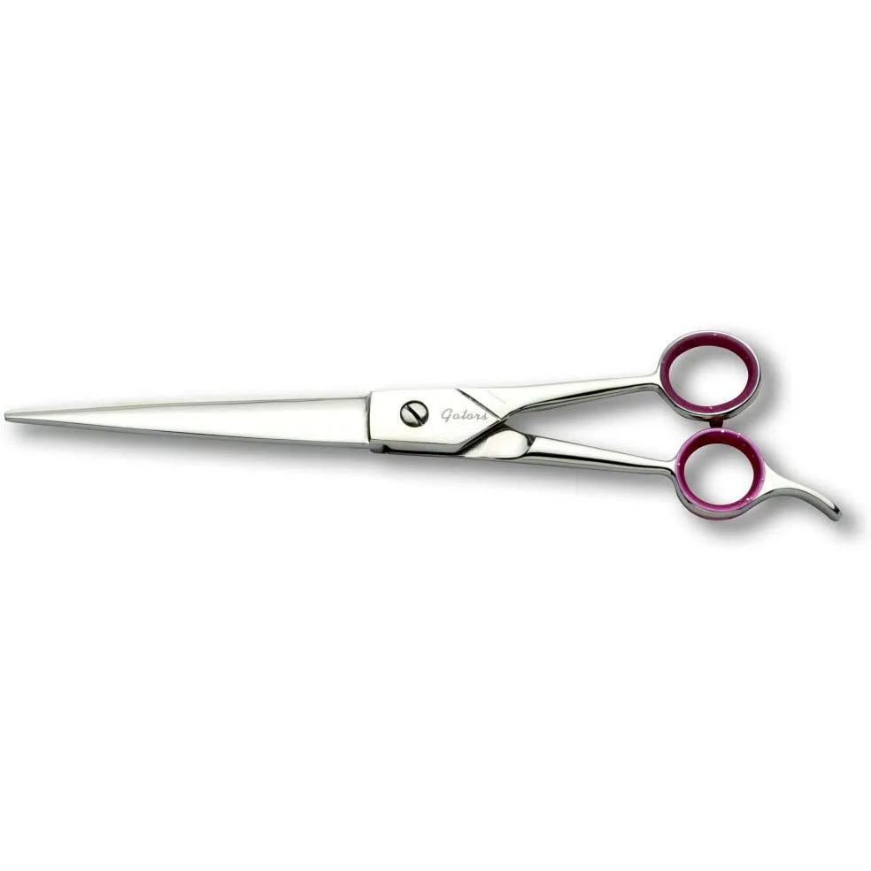 Geib - Tijeras rectas para mascotas (acero inoxidable, 21,6 cm, tamaño pequeño)
