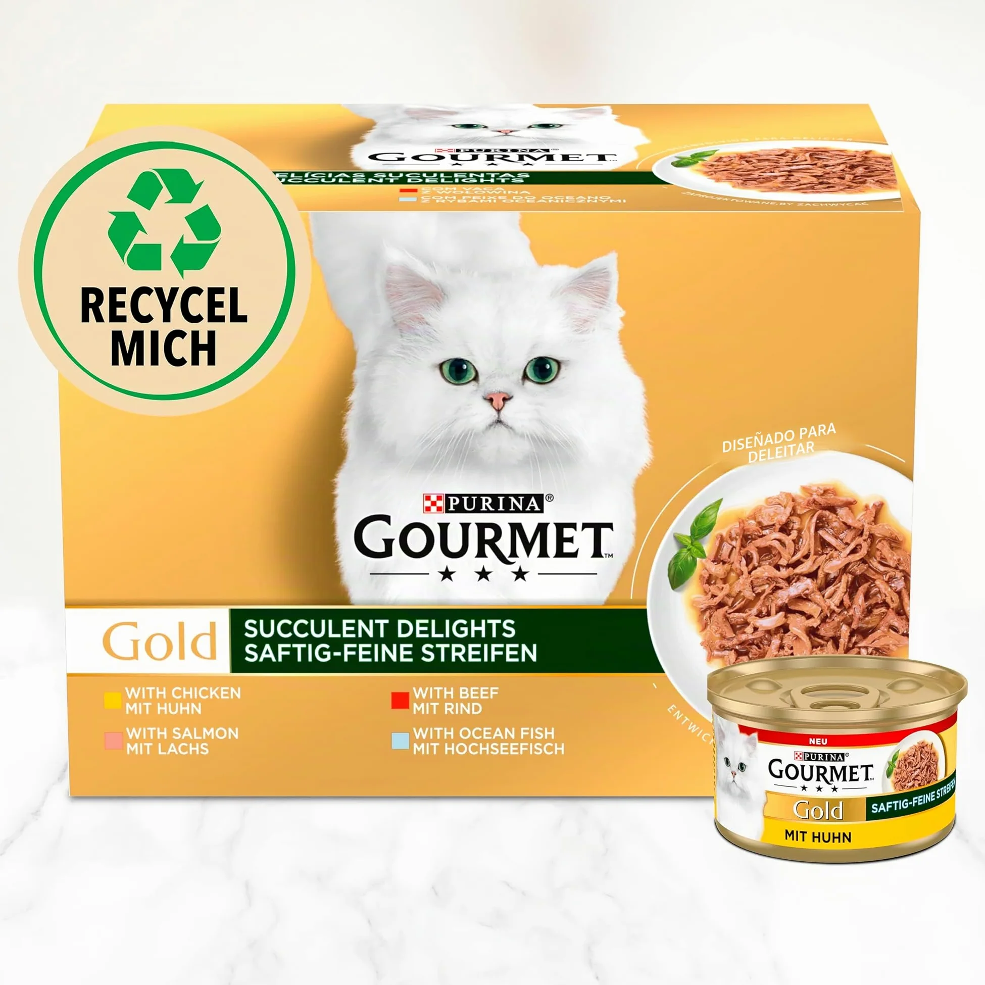PURINA® Gourmet® Gold Delicias Suculentas Pack Surtido 96x85g