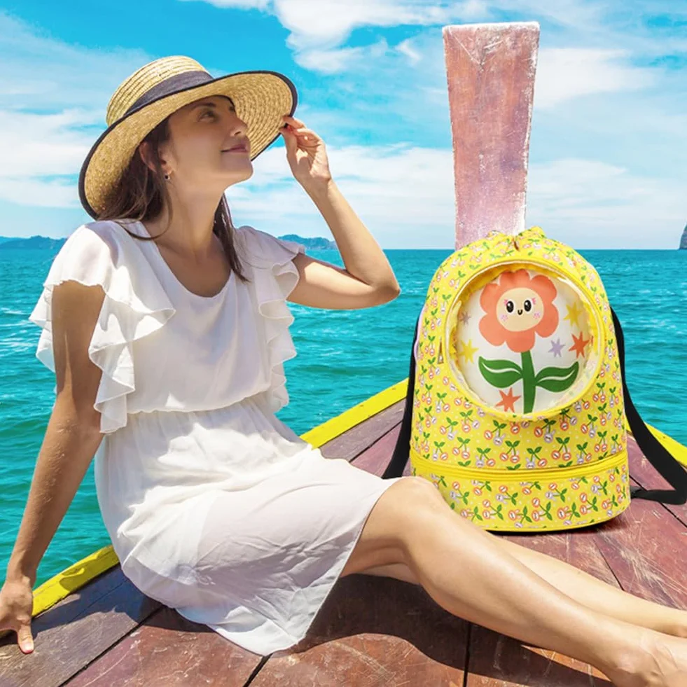 Bolsa de Natación Niño con Separación Seco-Húmedo, Compartimento para Zapatos