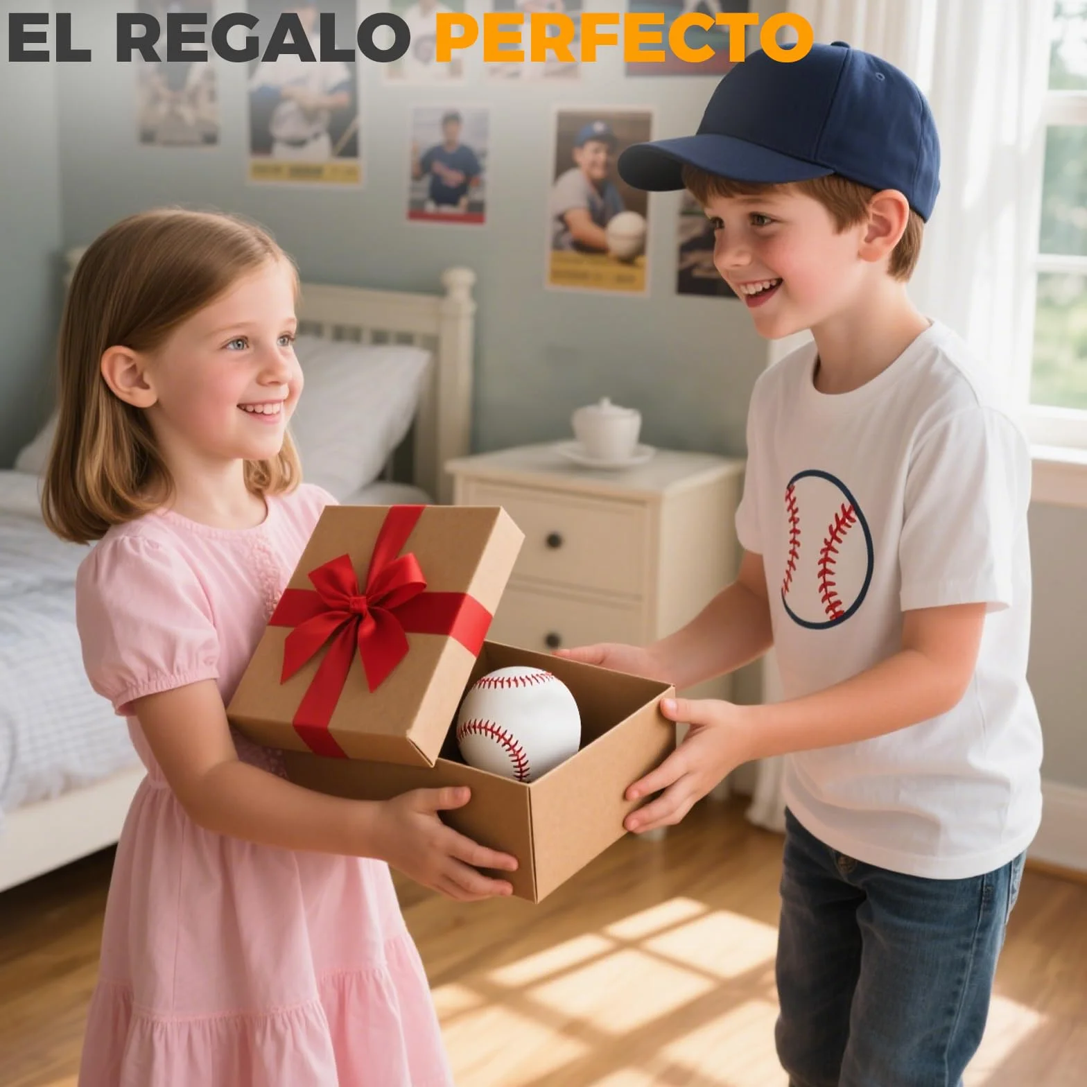 LeapBeast Pelotas de Béisbol Profesionales 9" 3 Piezas PU Cosido a Mano Baseball