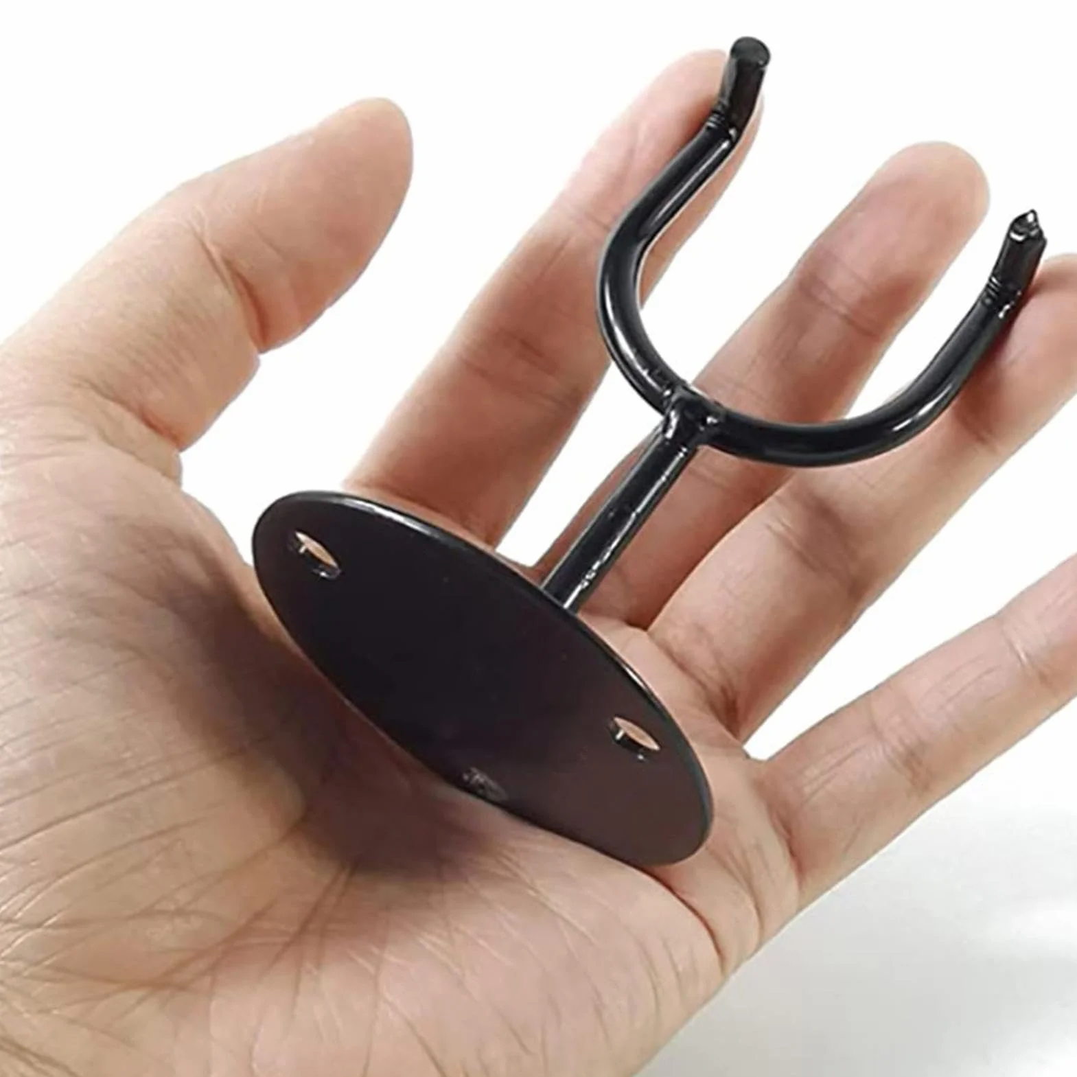 Soporte de pared resistente para bate de béisbol, almacenamiento multifuncional de metal