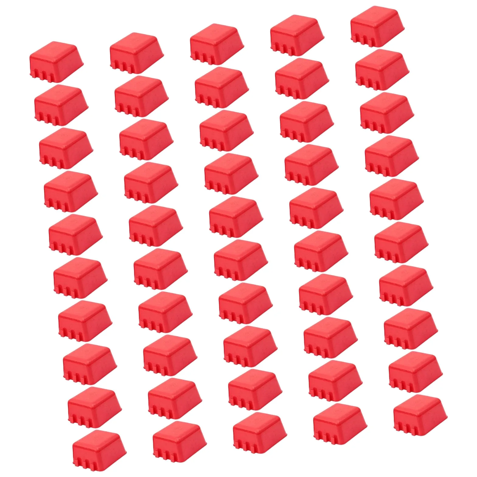 Cuencos multiusos de plástico ABS para colgar alimentos, 50 piezas, ideales para pollos, palomas y hámsteres, cuenco de alimentación de llama
