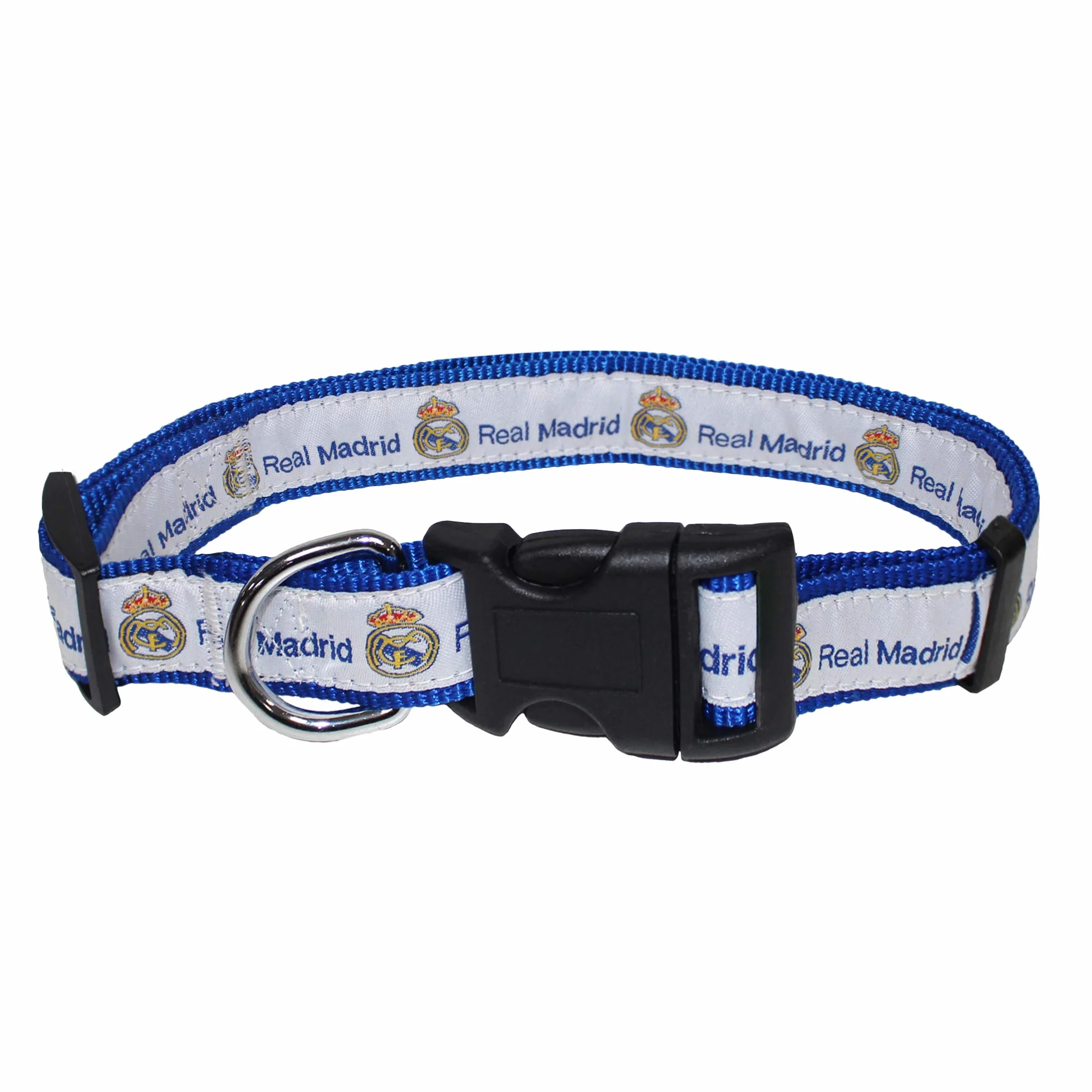 Pets First Collar Real Madrid MLS para Perro Grande Resistente Color del Equipo