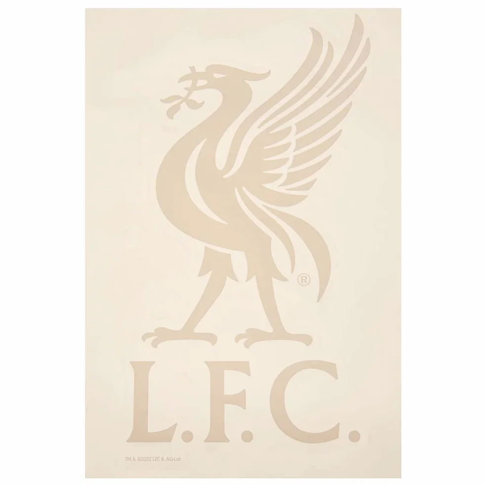 Liverpool FC Etiqueta Coche A4 Escudo Beige