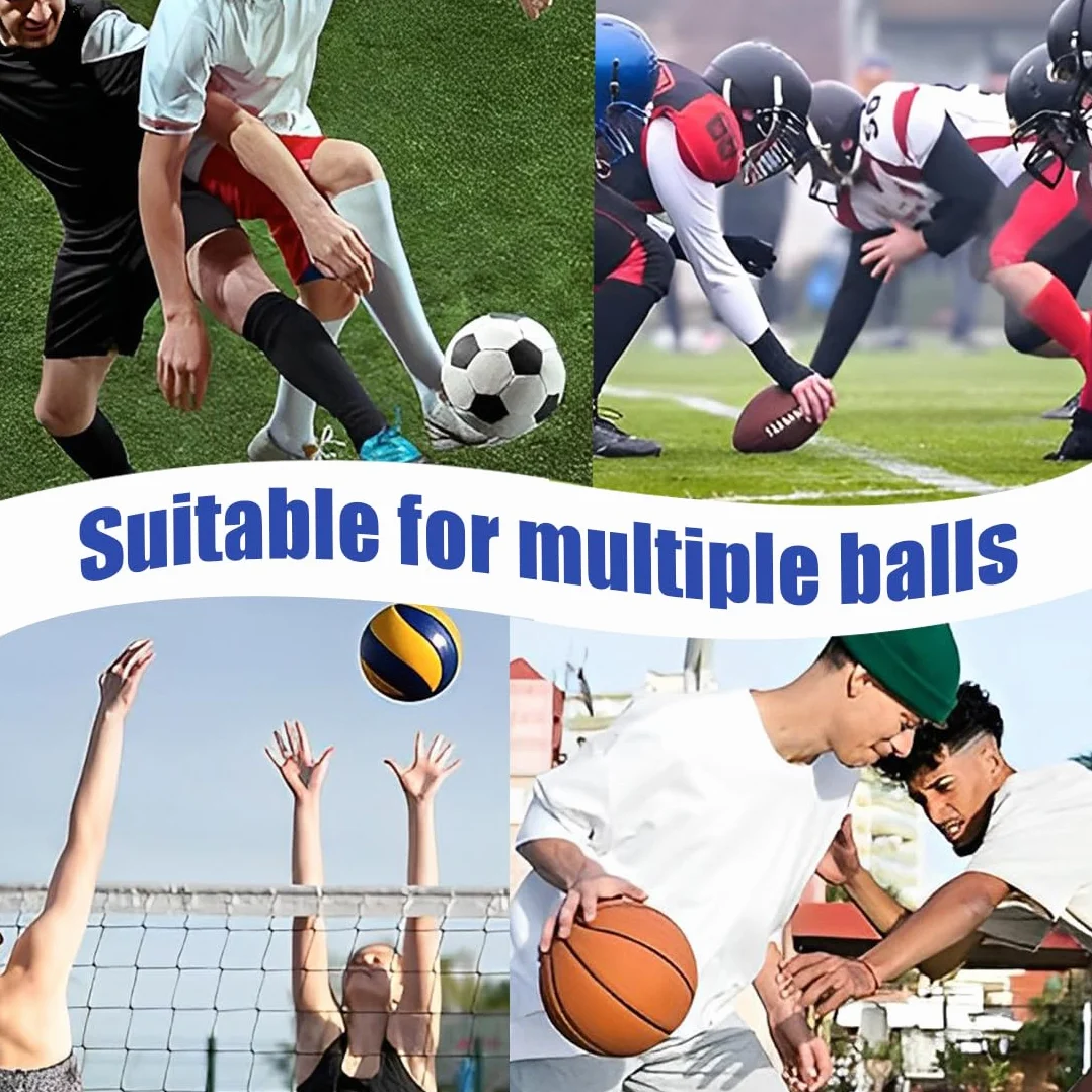 SULIUDAJI 2 Piezas Red de fútbol para Cometa Pelotas Deportivas de Baloncesto Voleibol de Playa Zapatillas de Deporte, Red portátil