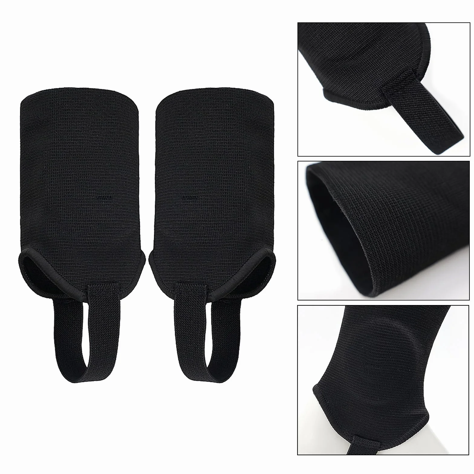 Protector de tobillo de fútbol, doble cara, soporte y almohadilla para fútbol y voleibol