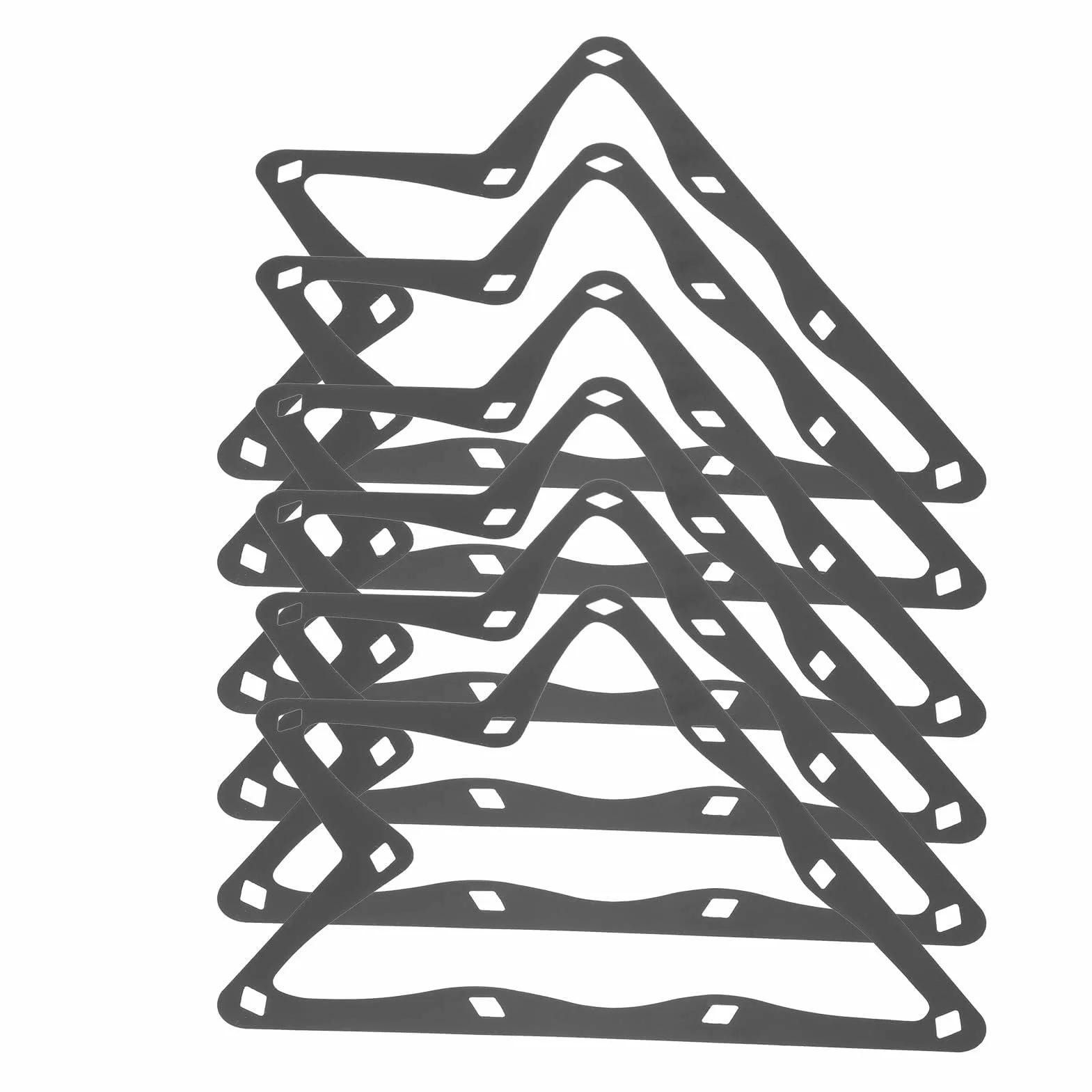 HERCHR Billiard Ball Rack, 6-Piece Triangular Pool Ball Rack Magic Sheet Support
