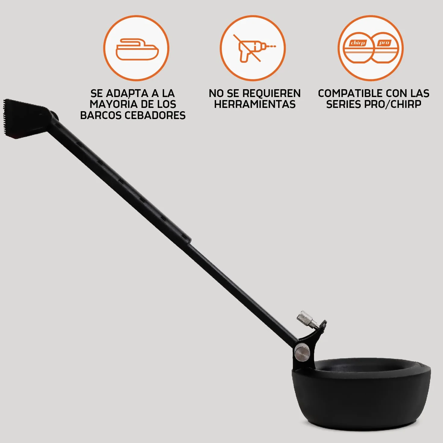 Soporte de Sonar Deeper para Barcos Radiocontrolados, Accesorios de Pesca