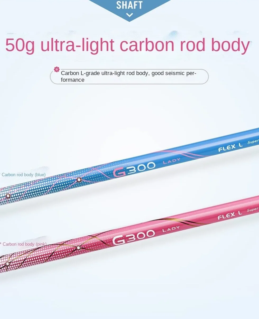 Plancha de golf Tour-Level #7 para mujer 50g grafito eje de acero hierro