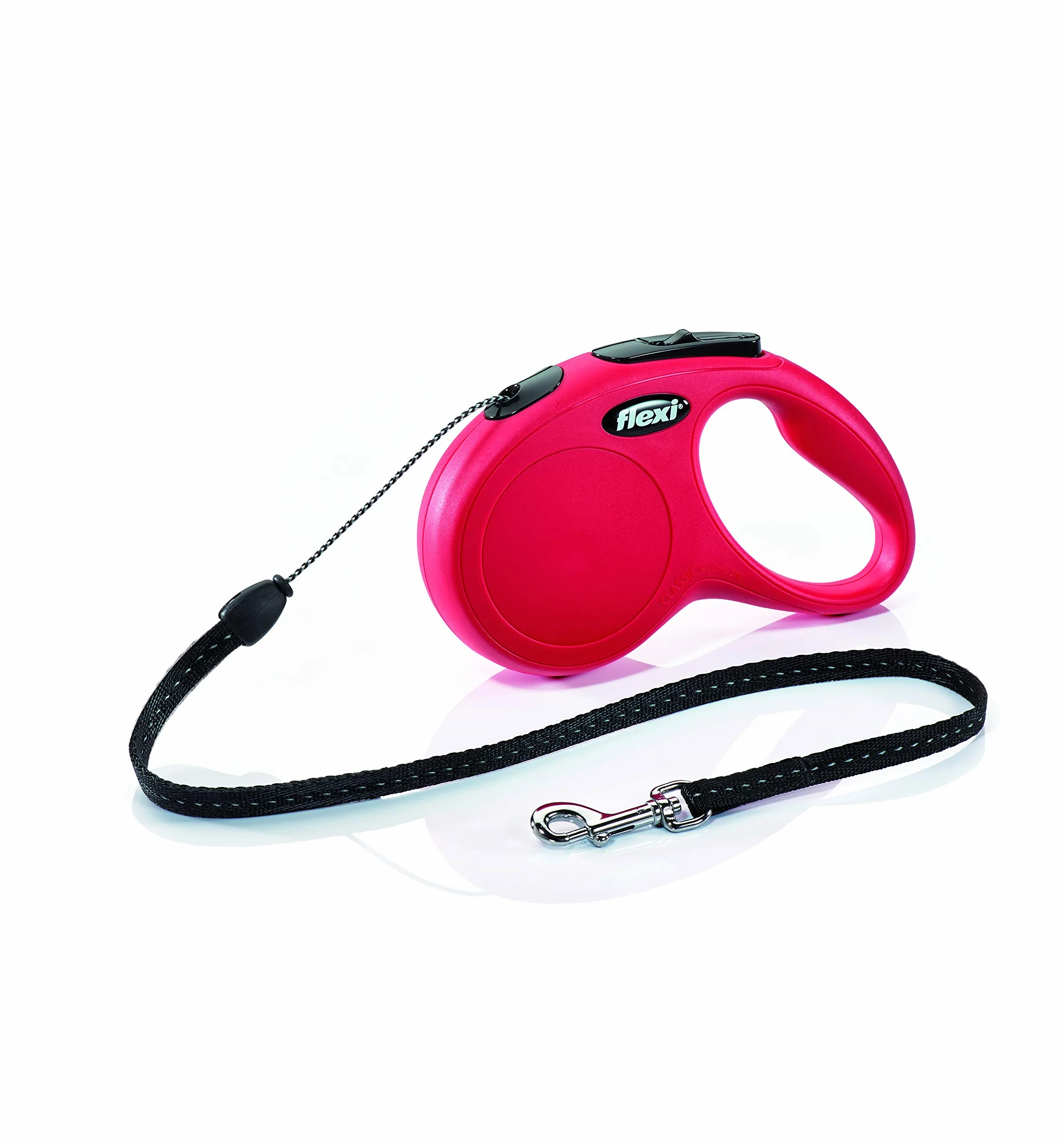 flexi® Classic S Cinta 5 m roja, correa extensible para perros hasta máx. 15 kg