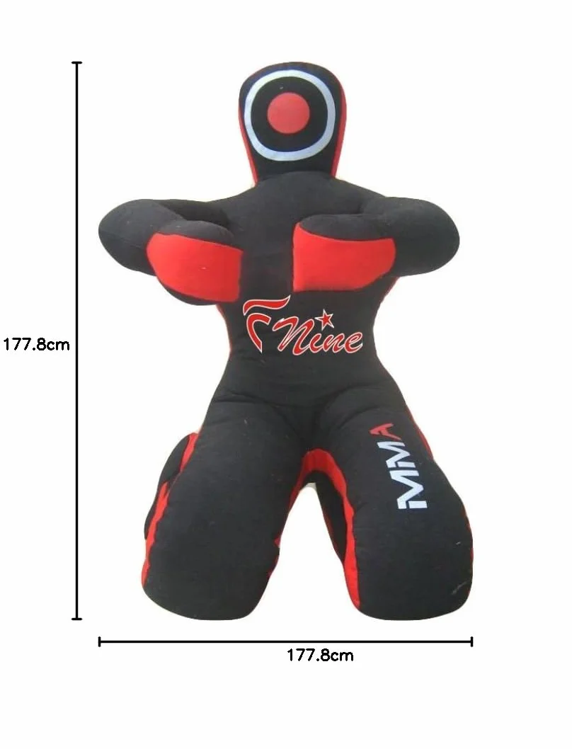 MMA Judo Punching Bag Unfilled Black Canvas 70"