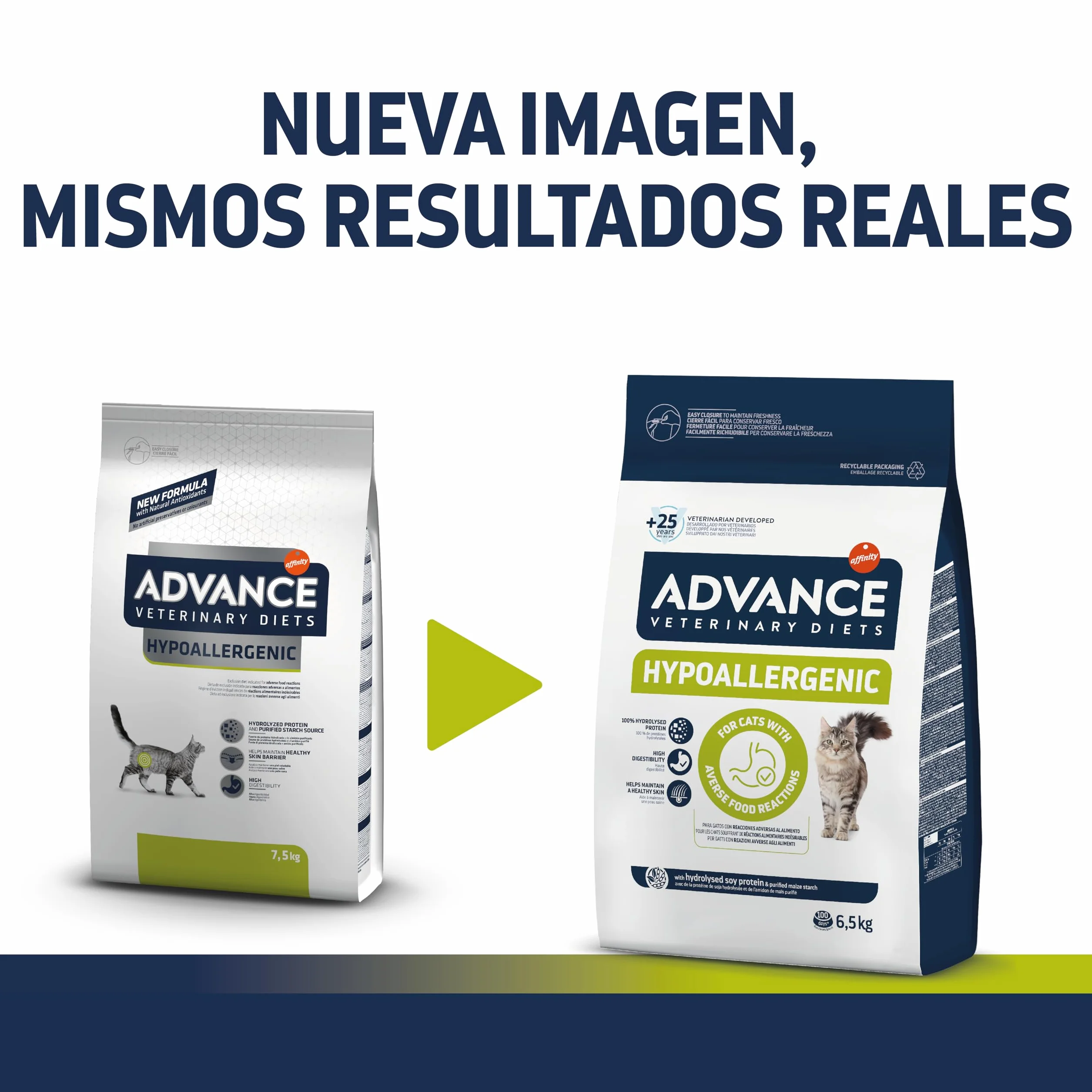 Advance Veterinary Diets Hypoallergenic, Pienso para Gatos 6,5kg