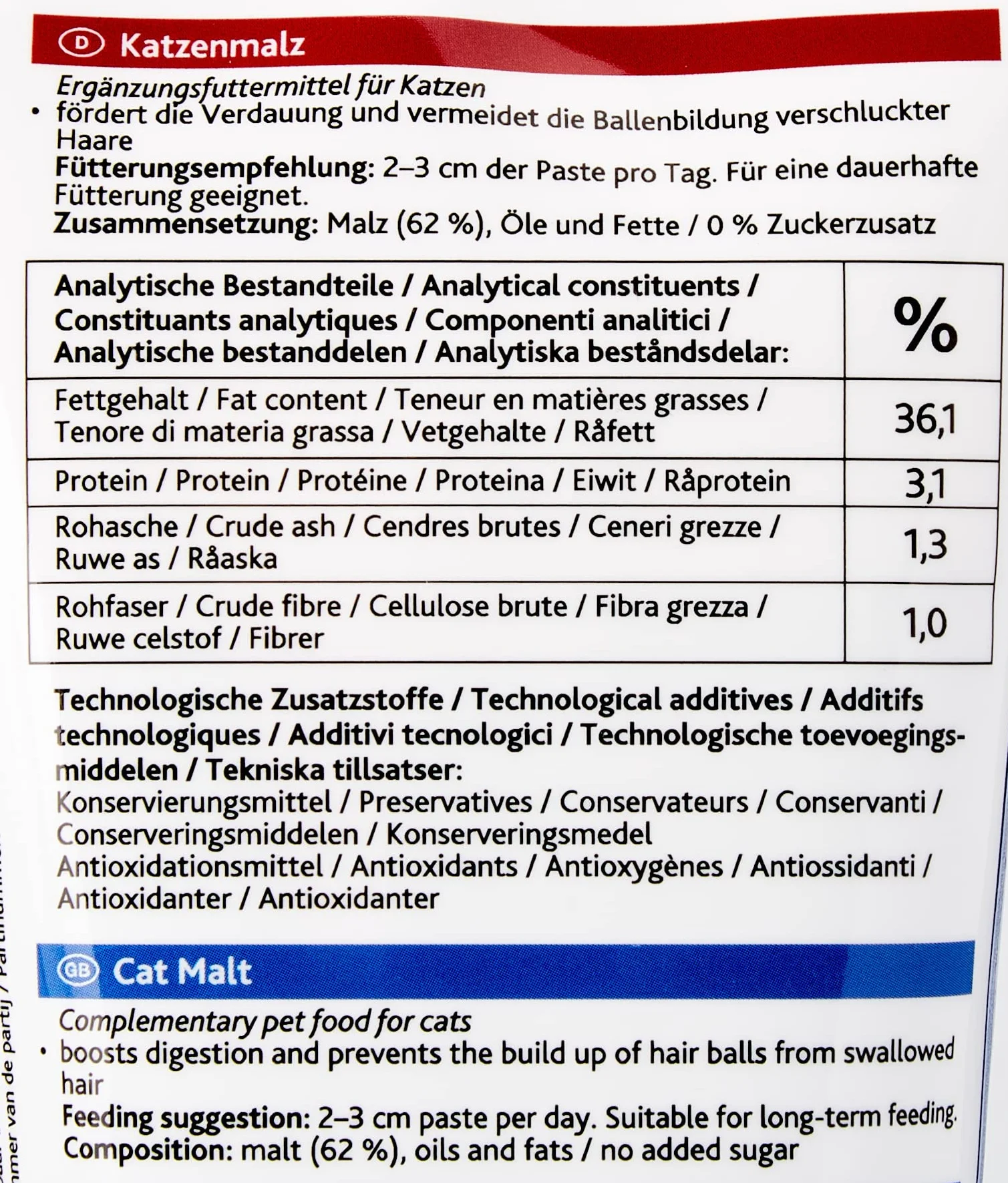 Trixie Malta para Gatos en Pasta, 240 g