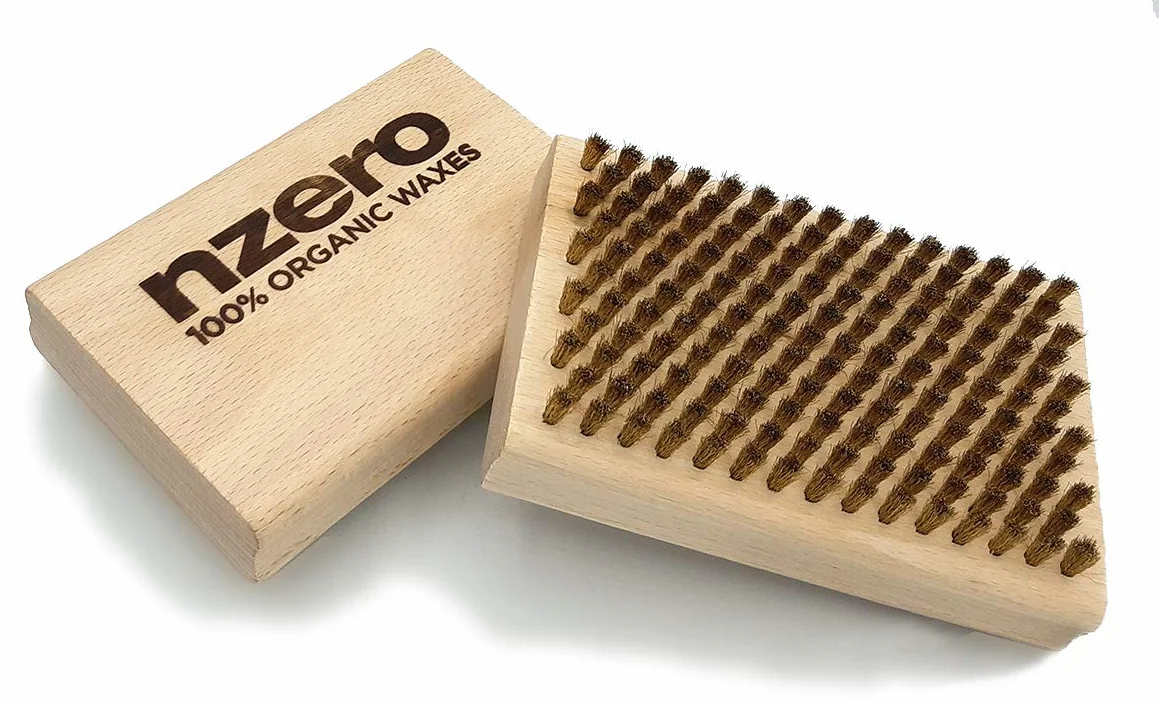 Cepillo de Latón para Esquís y Snowboard 12x8cm