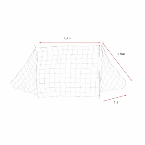 Red de fútbol Tamaño Completo Reemplazo Deportivo Objetivo Red de Poste para Entrenamiento
