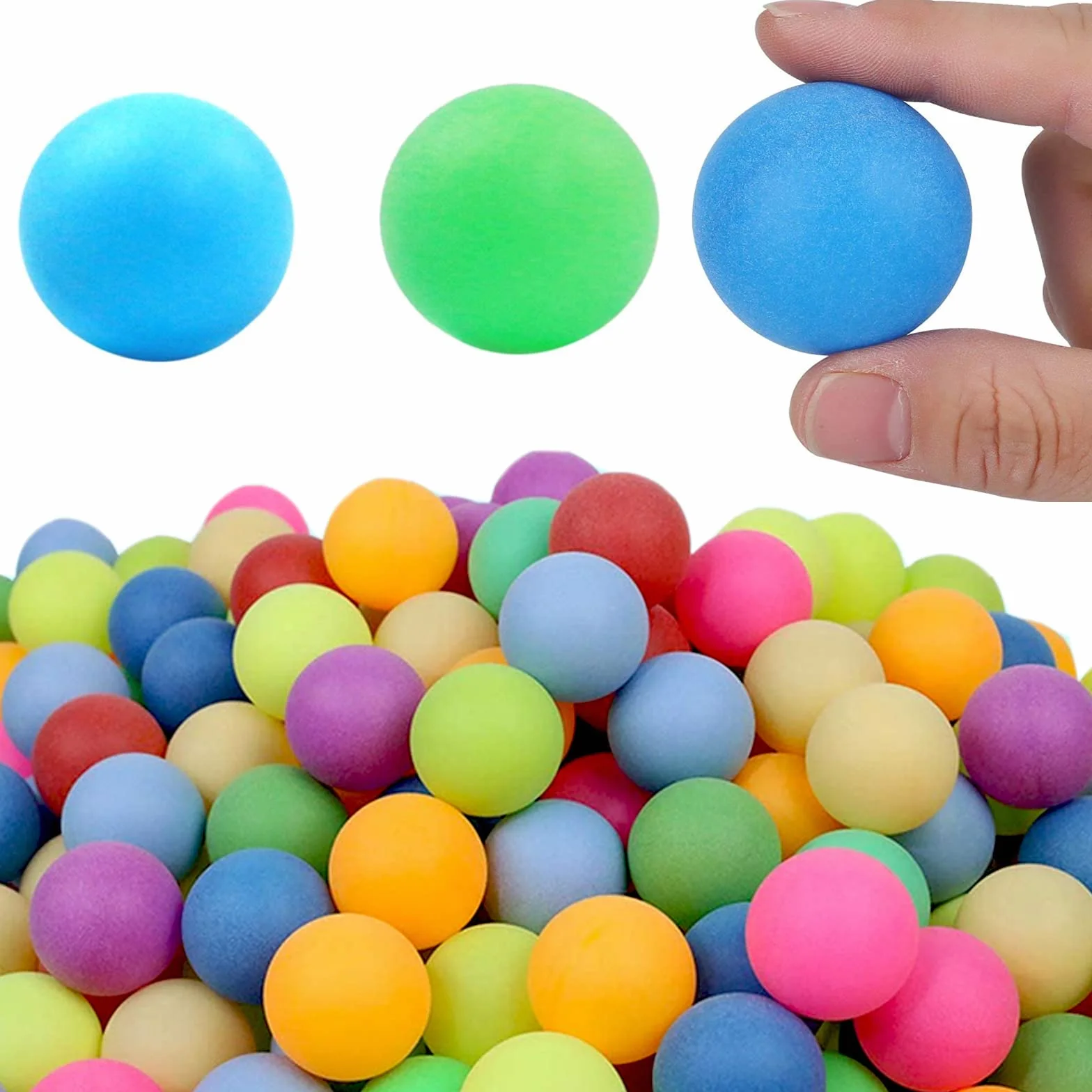Pelotas De Ping Pong Tenis De Mesa con Emojis Reutilizable para Juegos Entrenamiento