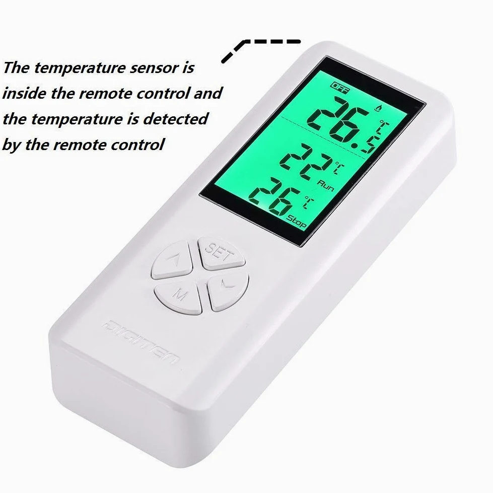DIGITEN Toma de termostato inalámbrica (con 2 receptores), controlador de temperatura enchufable, controlador de temperatura de invernadero, enchufe de termostato de reptil, control remoto, sensor